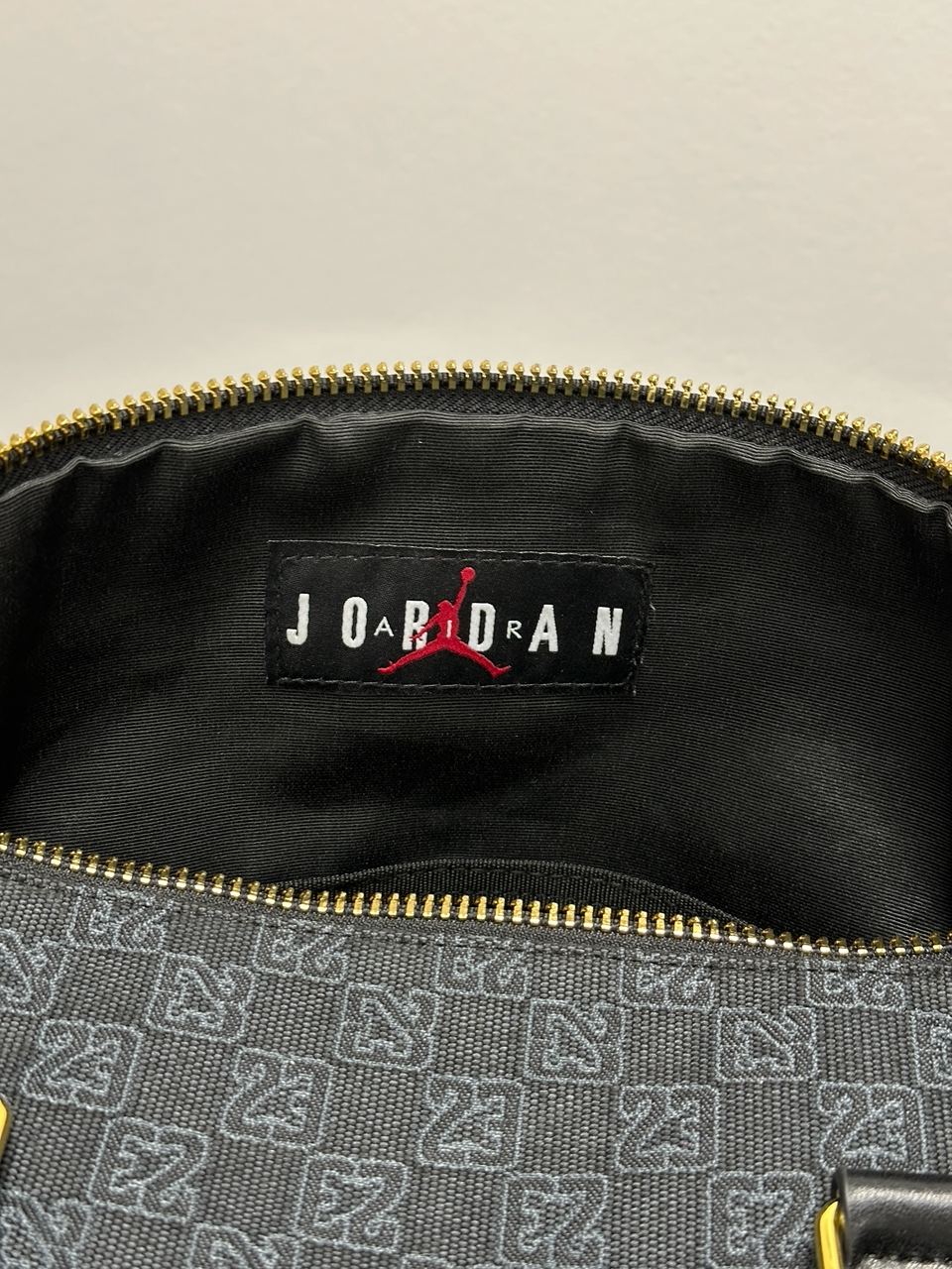 Air Jordan Monogram Duffle Bag Grey - 12