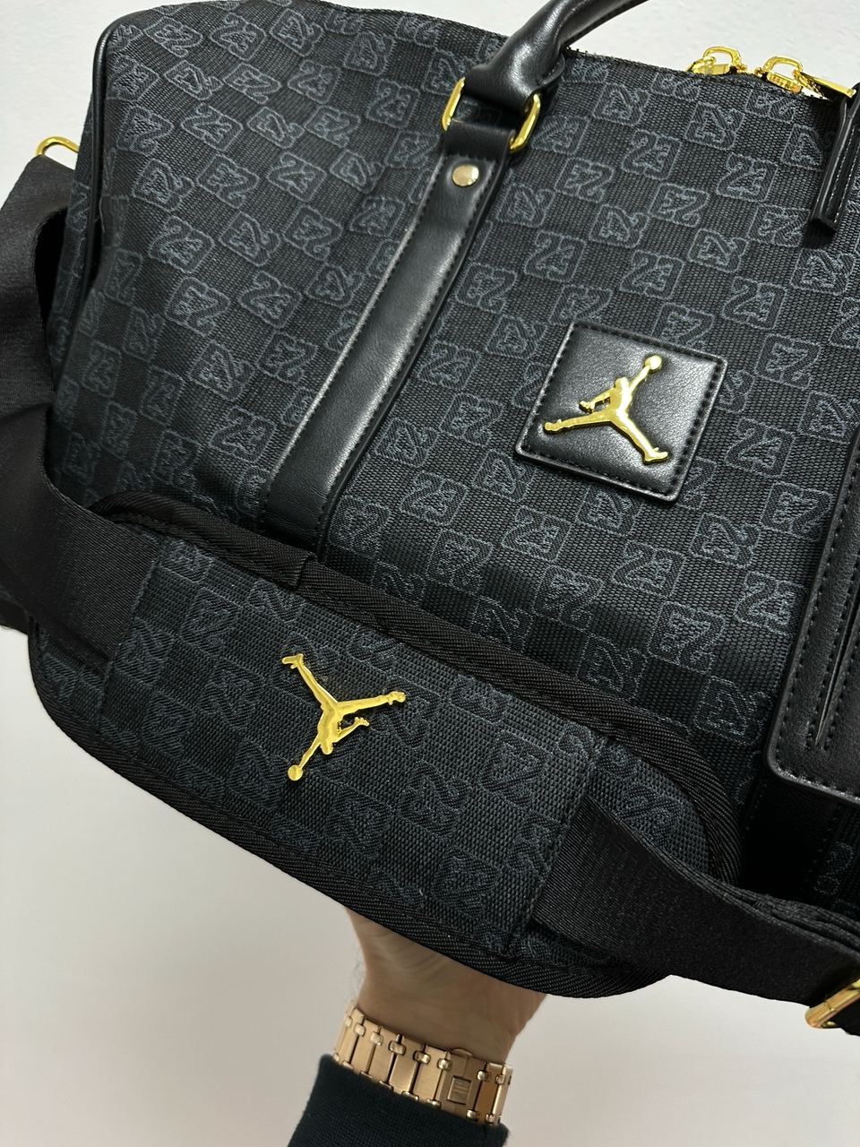 Air Jordan Monogram Duffle Bag Grey - 6
