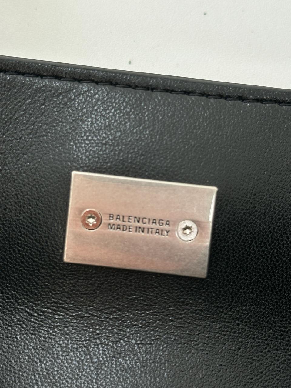 Balenciaga Bel Air Small Carry All Bag in Black\Silver - 12