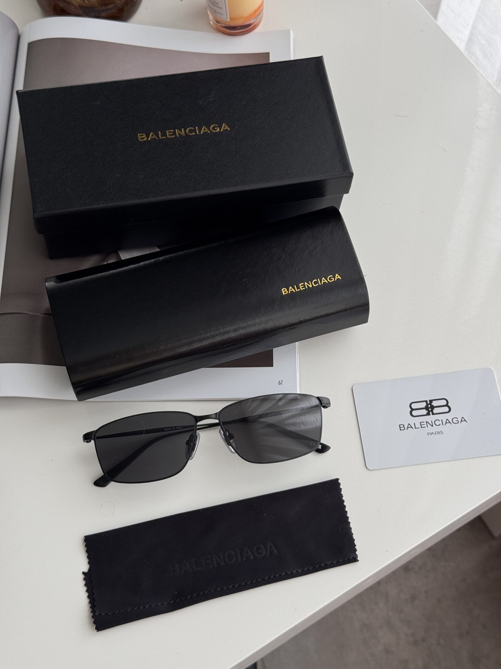 Balenciaga Black/Black BB0415O 001 XL - 6