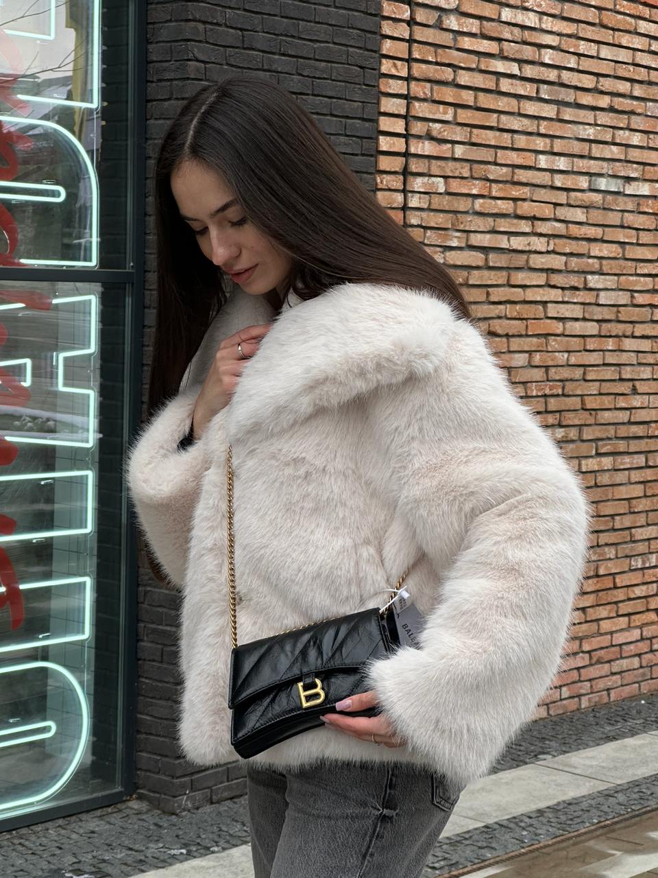 Balenciaga Crush Small Chain Bag Quilted in Black - 8