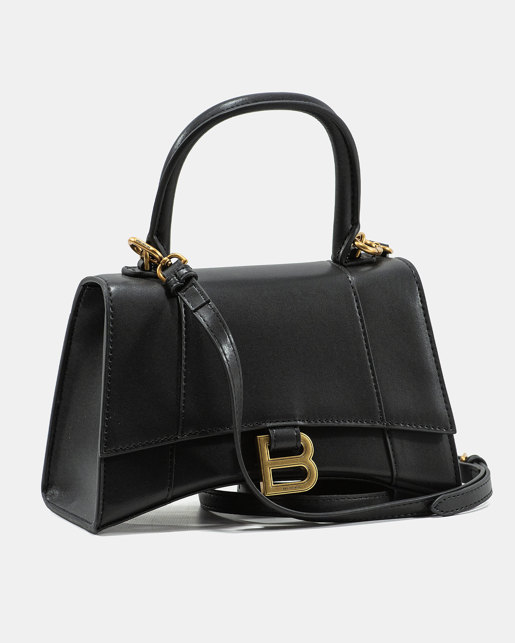 Balenciaga Hourglass Small Handbag in Black - 5