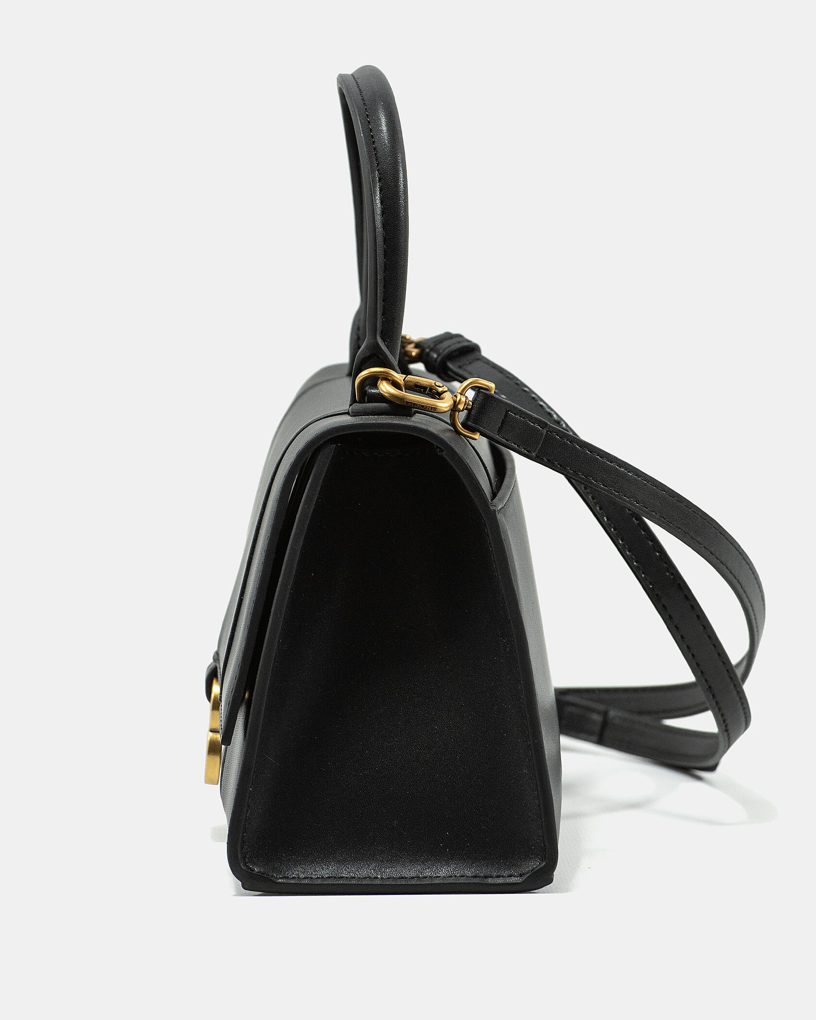 Balenciaga Hourglass Small Handbag in Black - 7