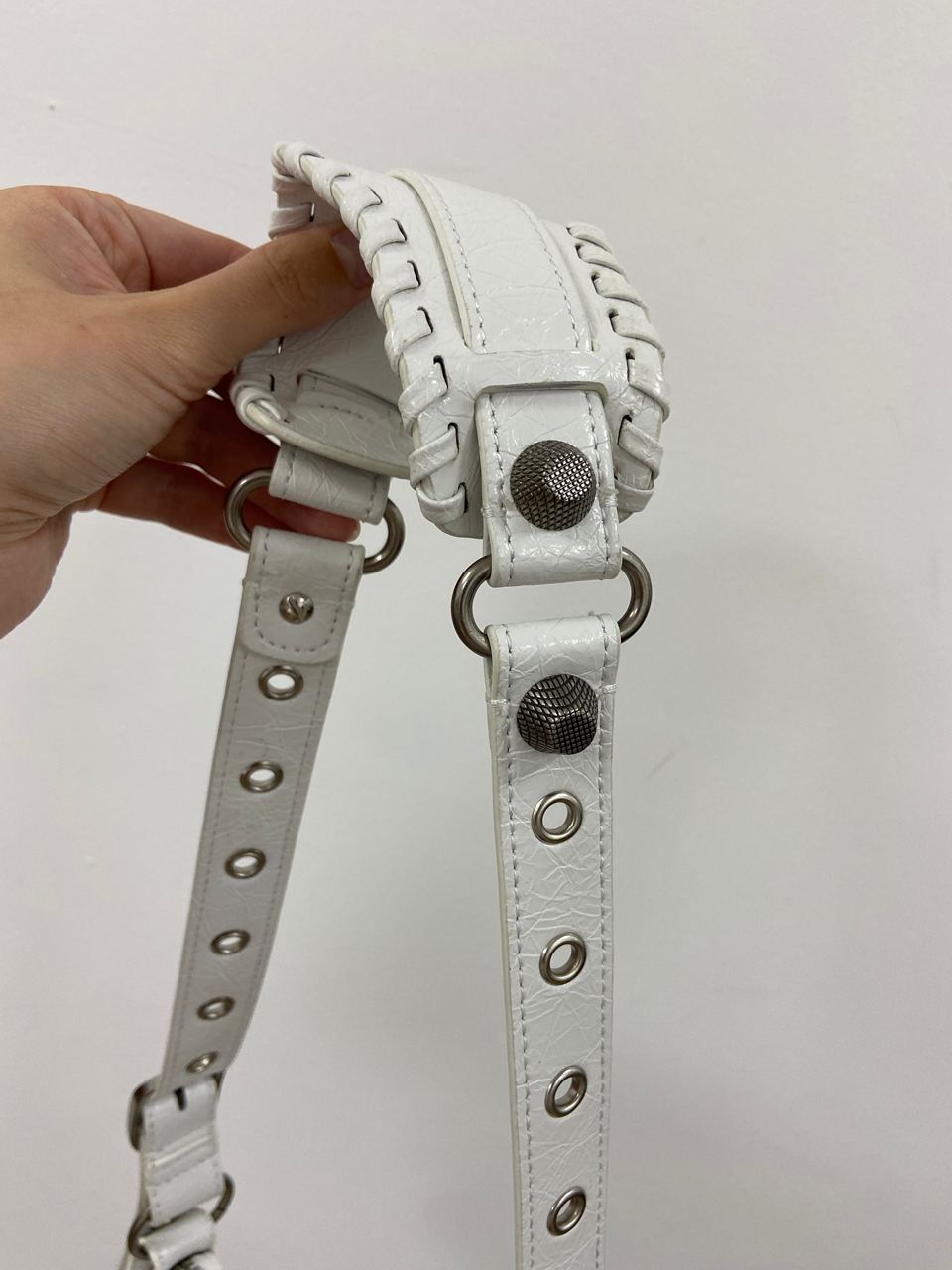 Balenciaga Le Cagole XS Shoulder Bag White - 16