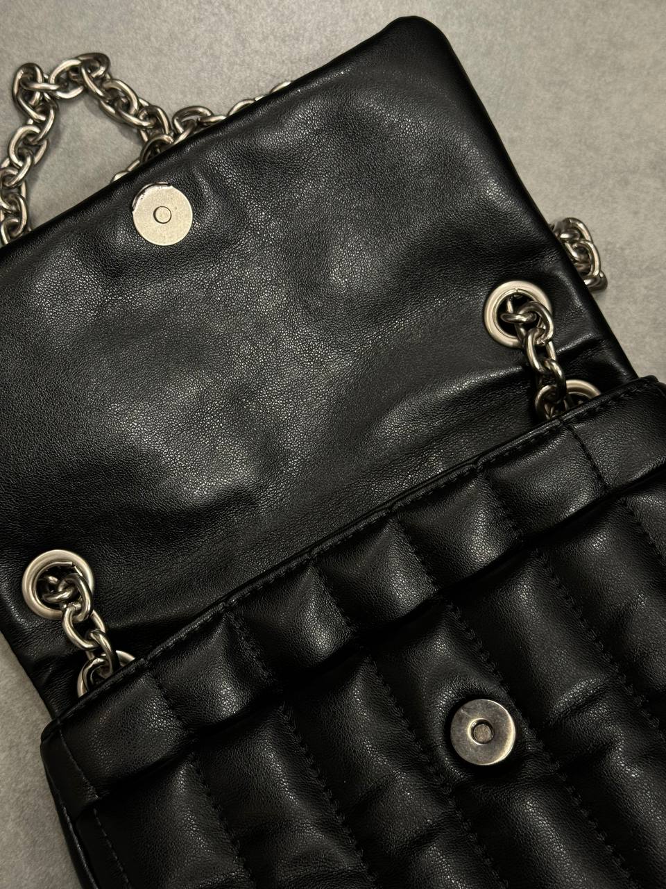 Balenciaga Monaco Mini Chain Bag Black/Silver - 4