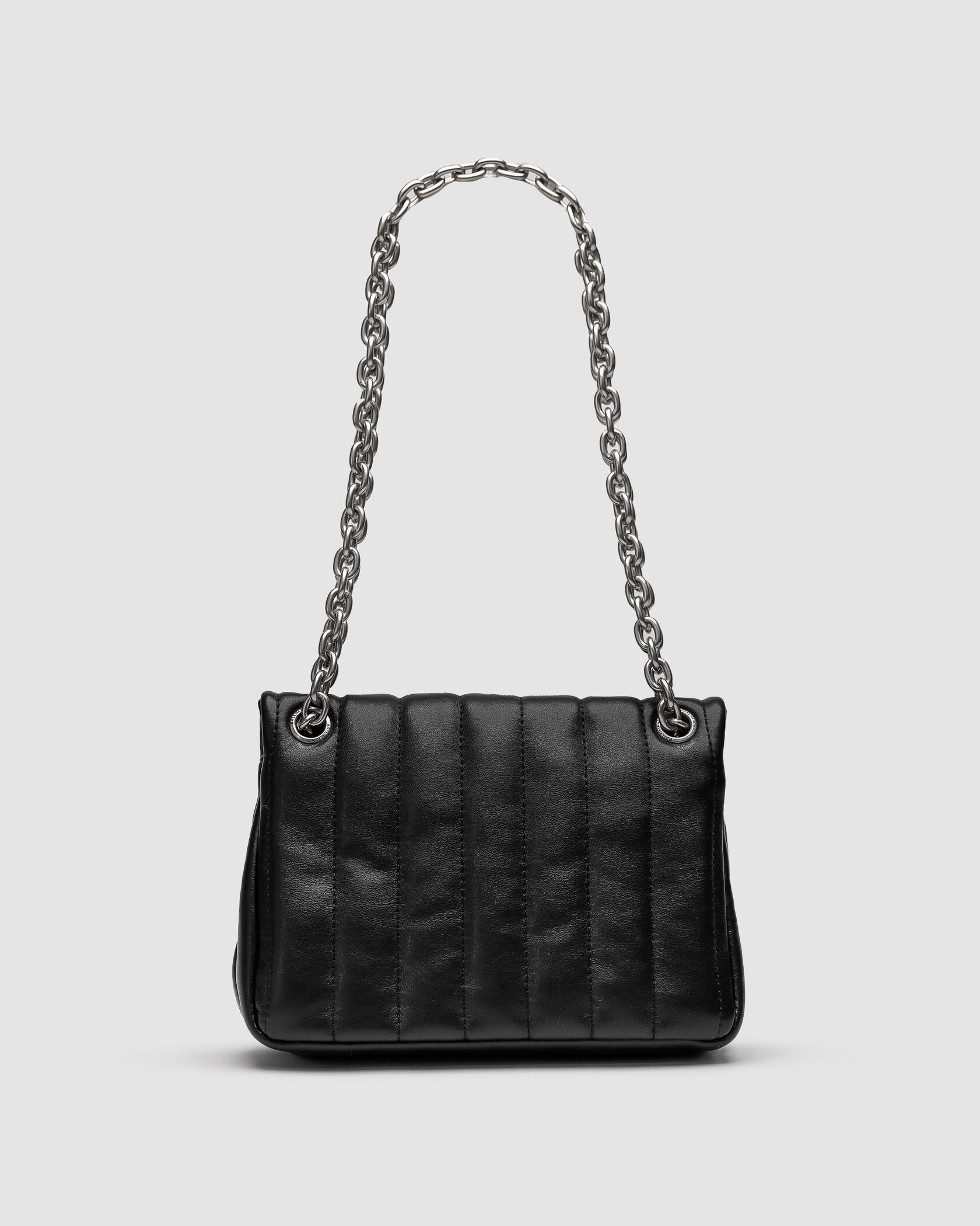 Balenciaga Monaco Mini Chain Bag Black/Silver - 5