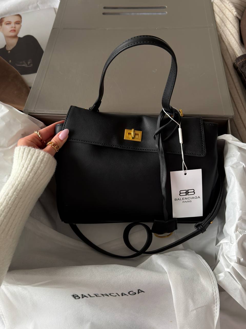 Balenciaga Rodeo Black/Gold - 4