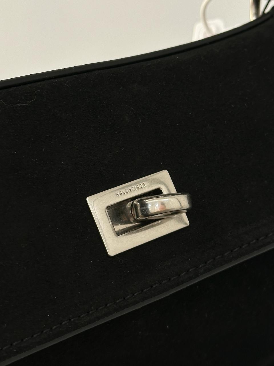 Balenciaga Rodeo Black Suede/Silver Hardware - 7