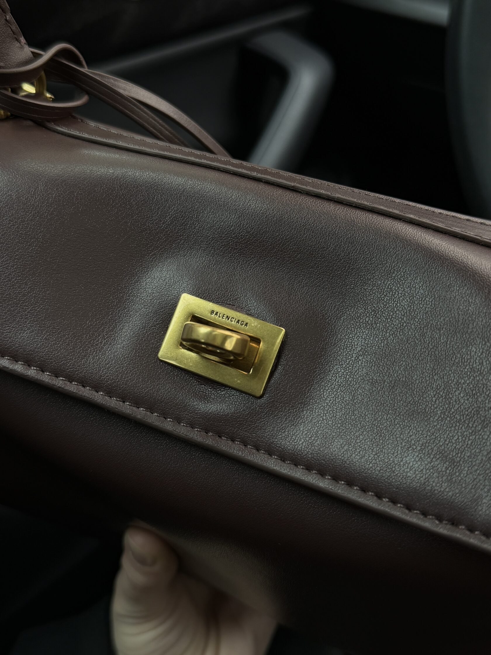 Balenciaga Rodeo Brown/Gold - 18