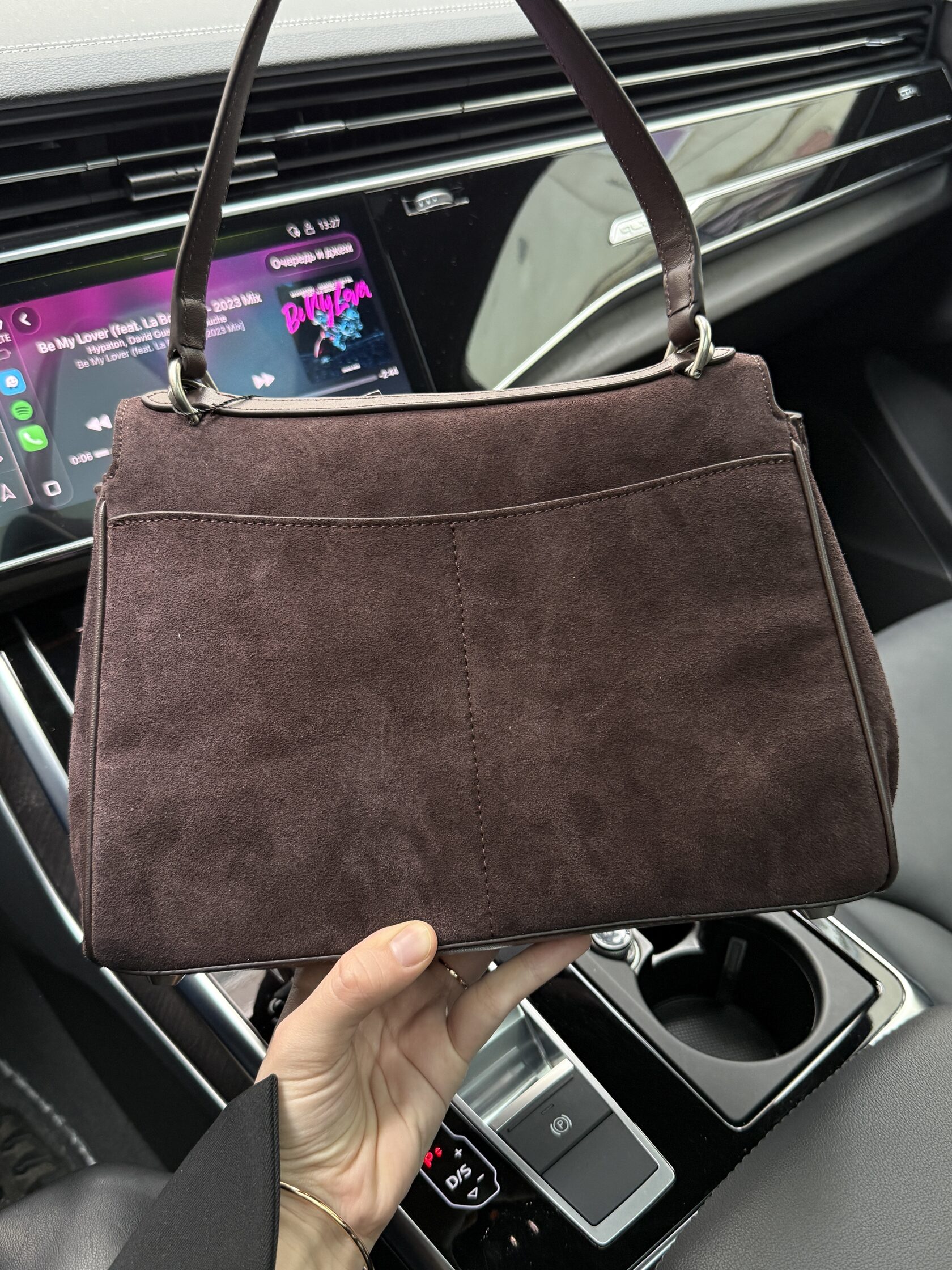 Balenciaga Rodeo Brown Suede/Silver Hardware - 19