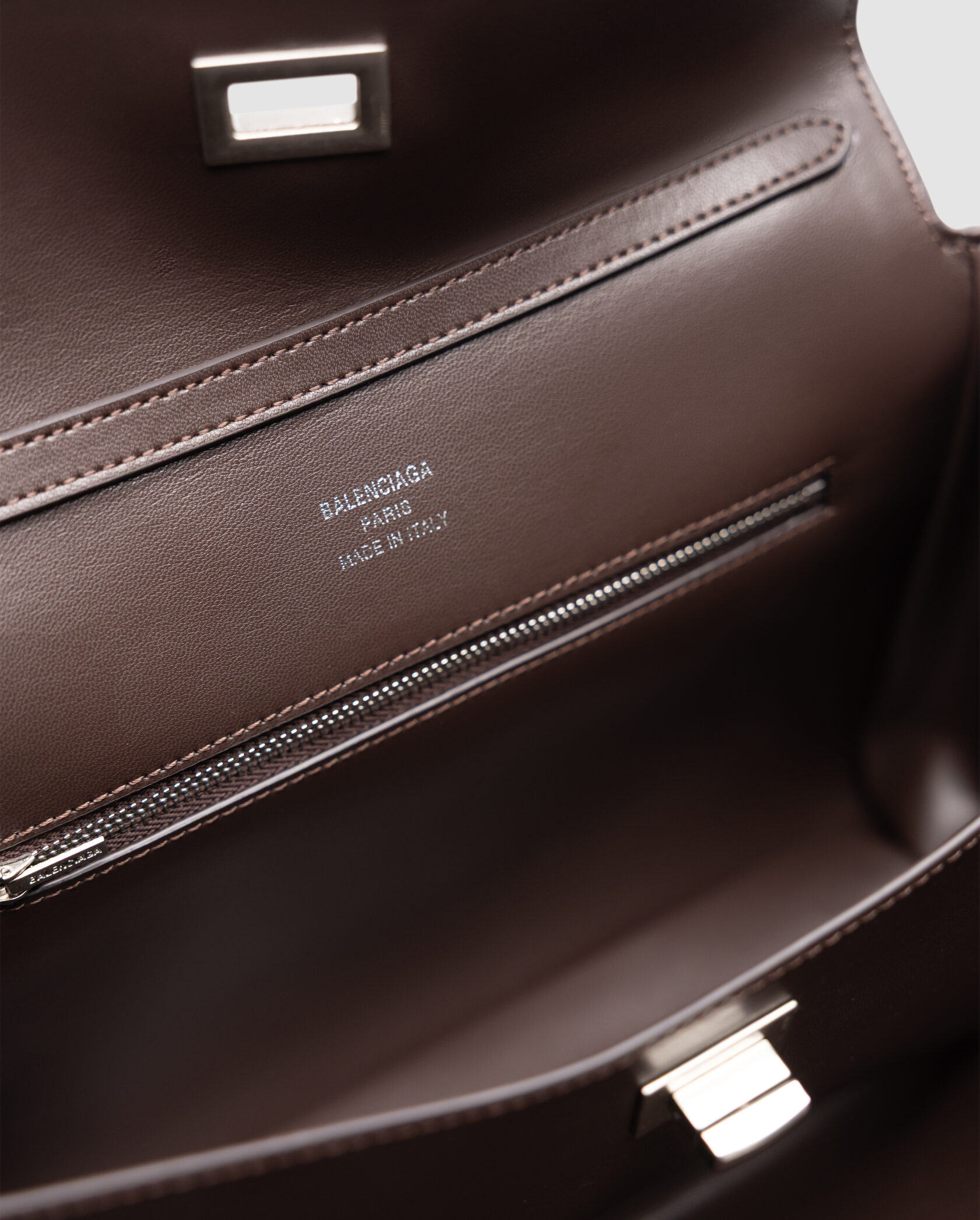 Balenciaga Rodeo Brown Suede/Silver Hardware - 25