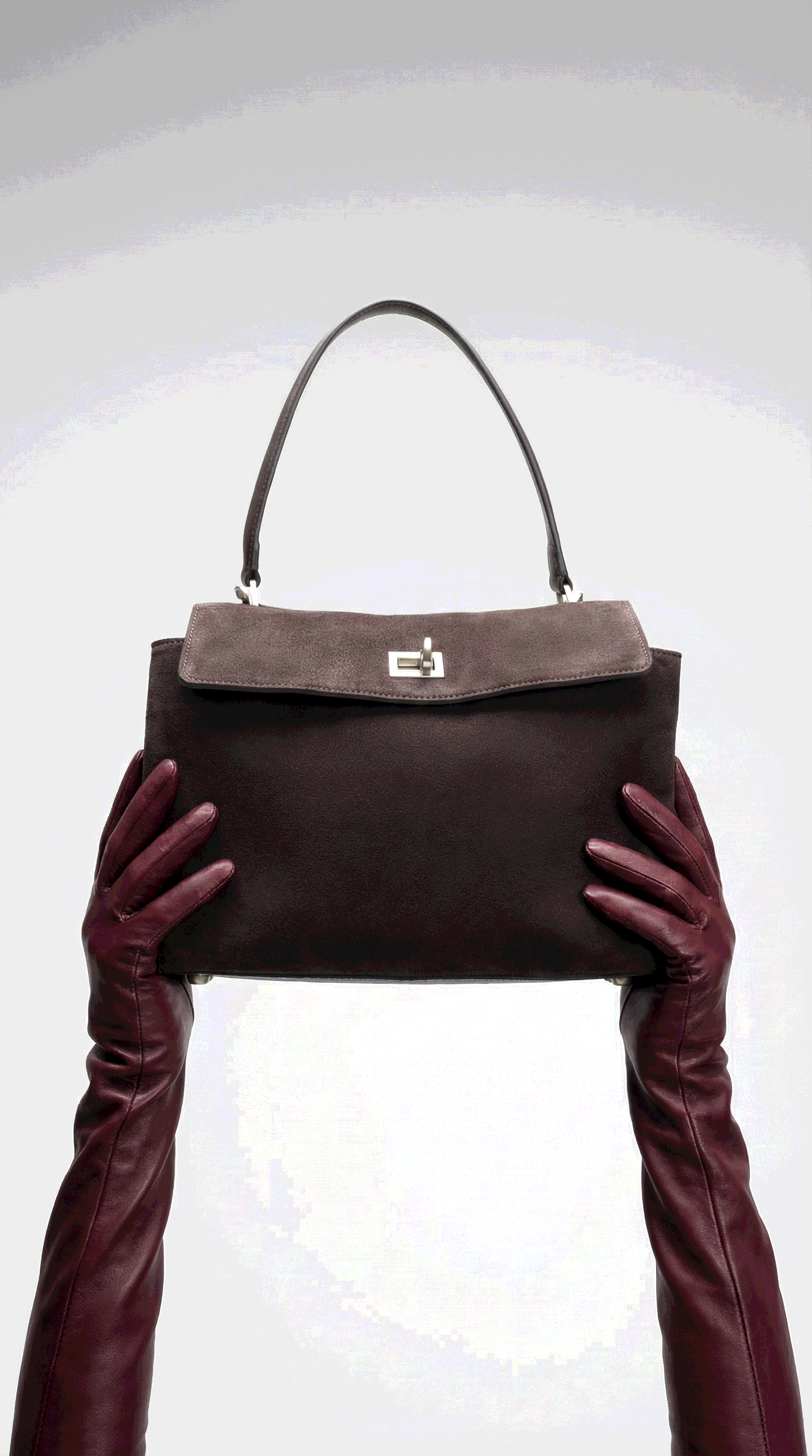 Balenciaga Rodeo Brown Suede/Silver Hardware - 6