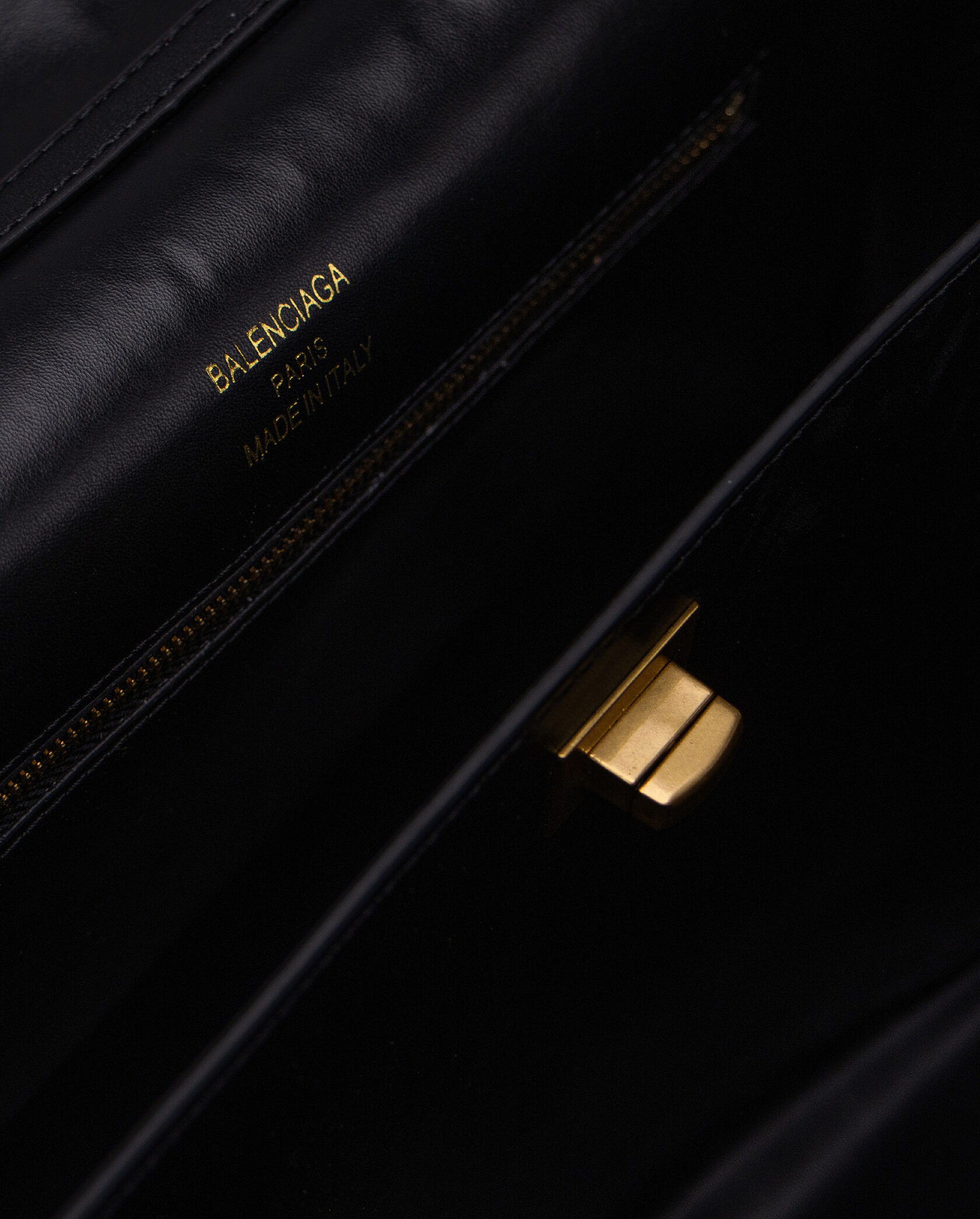 Balenciaga Rodeo Large Suede Black/Gold Hardware - 14