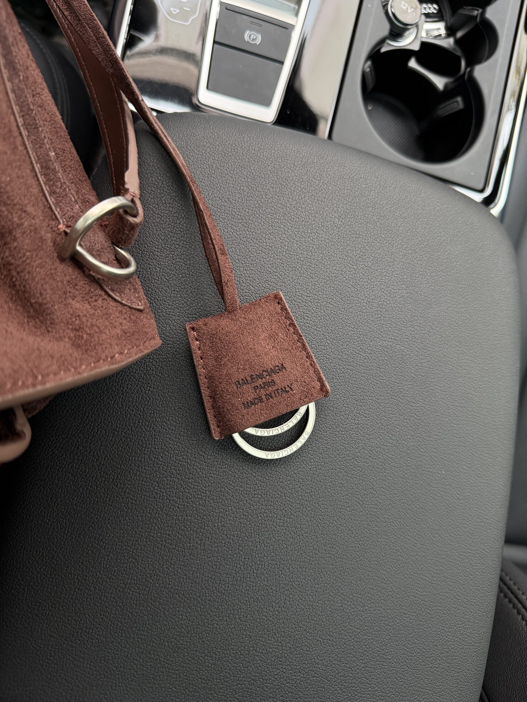 Balenciaga Rodeo Large Suede Brown/Silver Hardware - 21