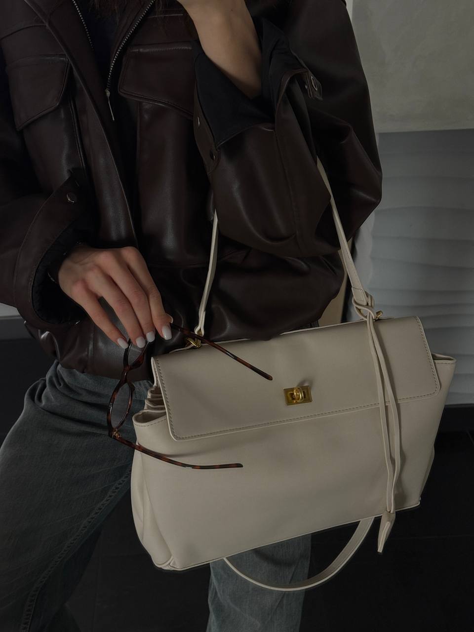 Balenciaga Rodeo Large White/Gold - 8