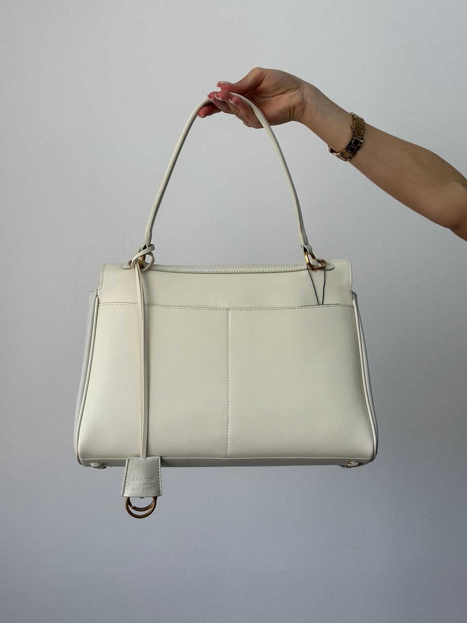 Balenciaga Rodeo Large White/Gold - 3