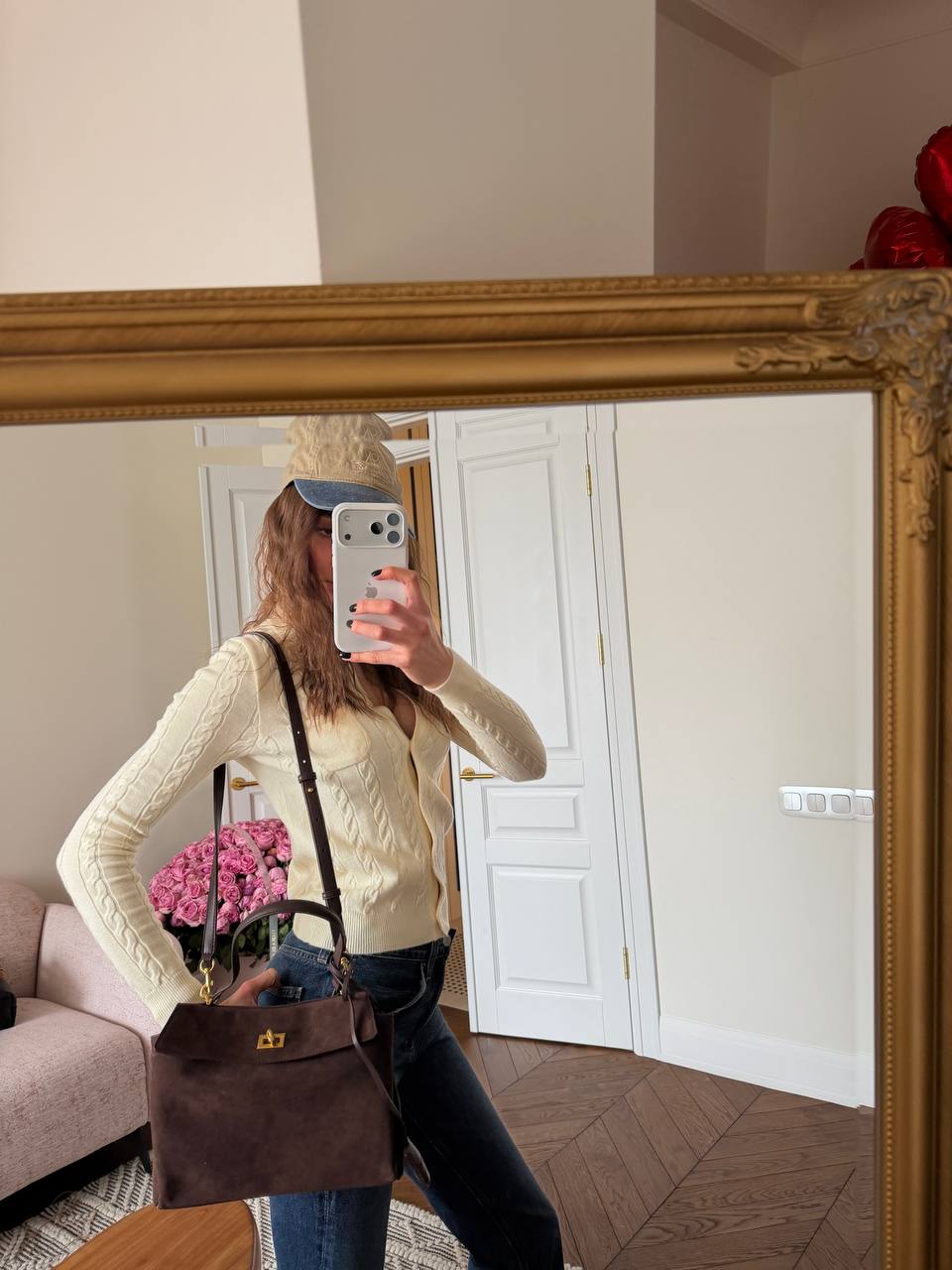 Balenciaga Rodeo Suede Brown/Gold - 5