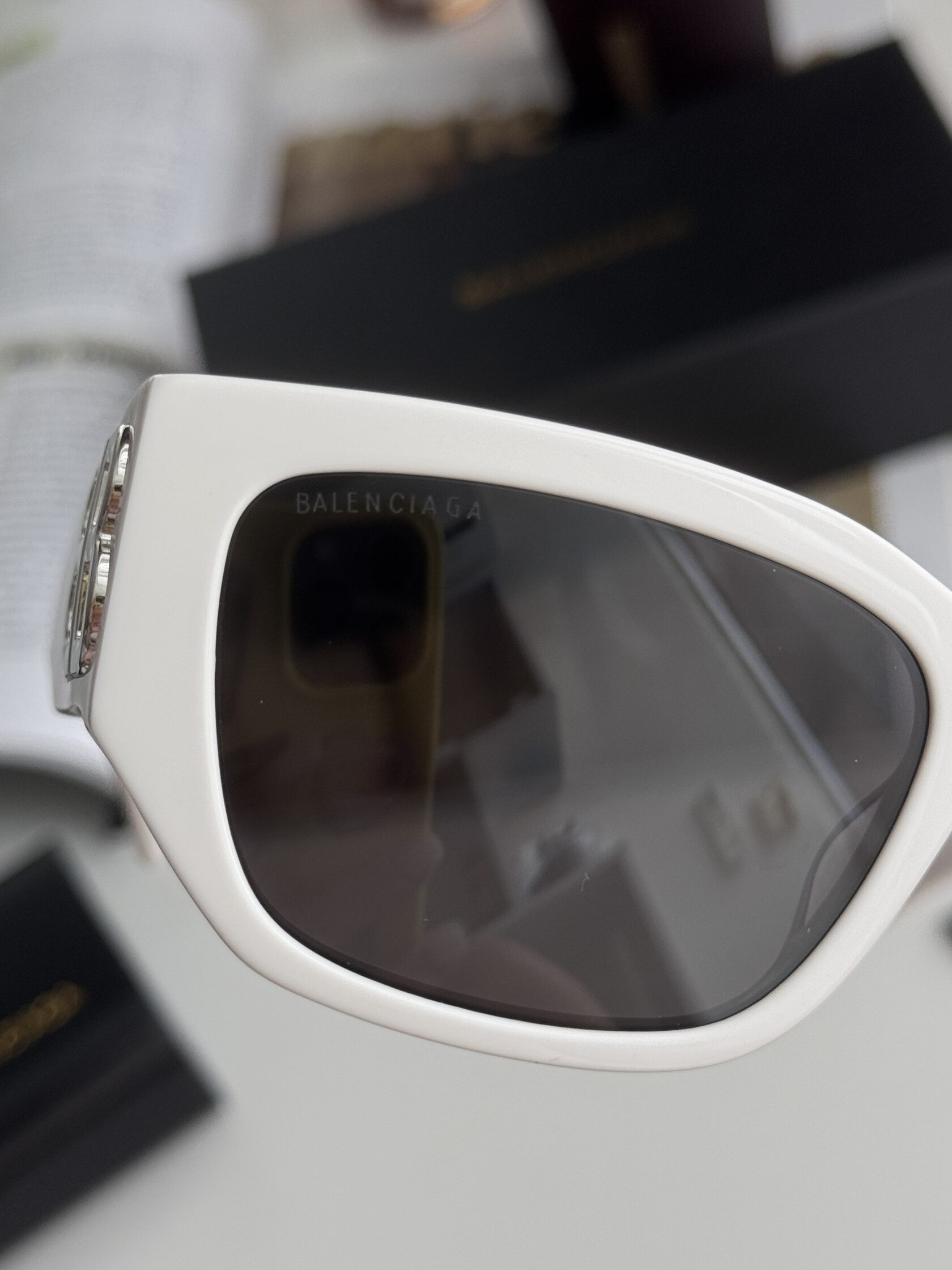 Balenciaga White/Silver BB036SK 002 - 5