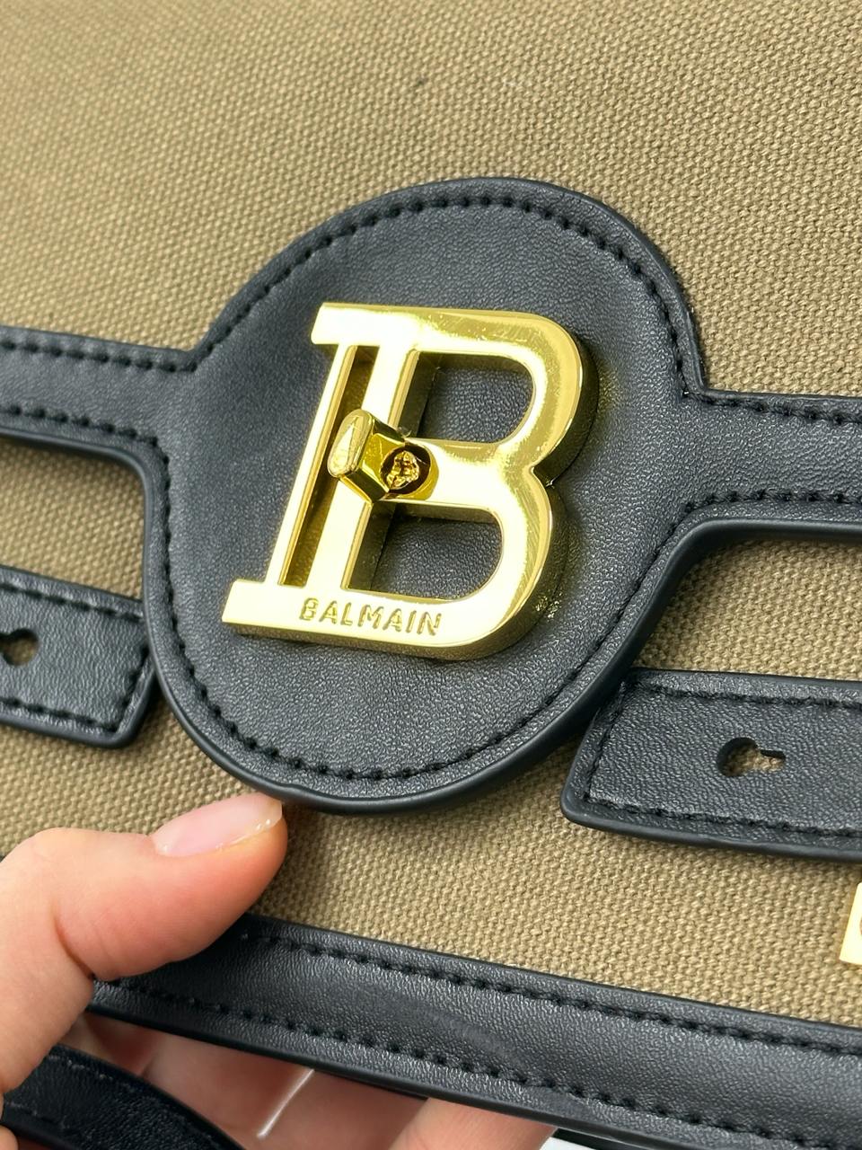 Balmain B-Buzz 24 Black/Khaki - 5