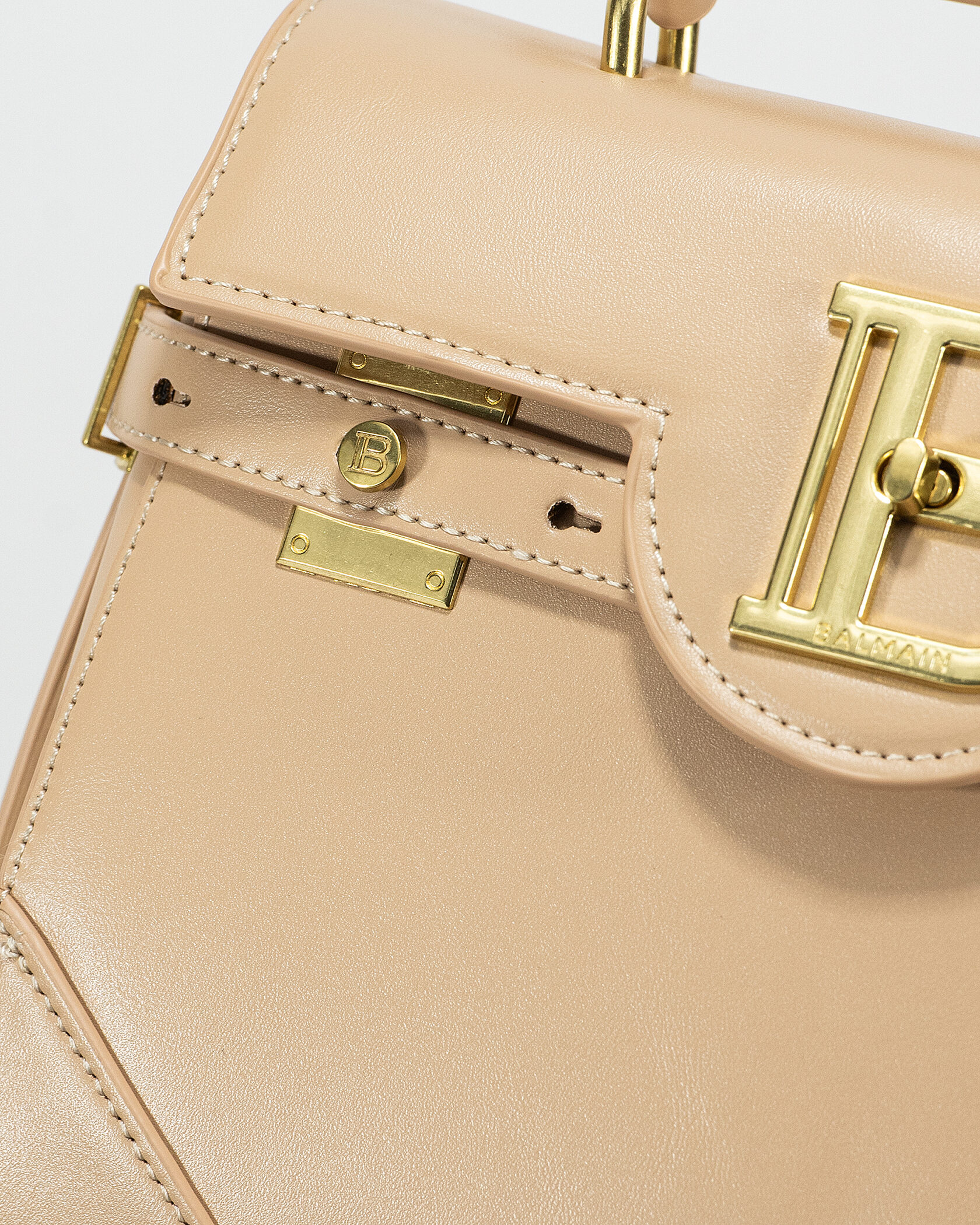 Balmain Beige B-Buzz 23 tote bag - 11