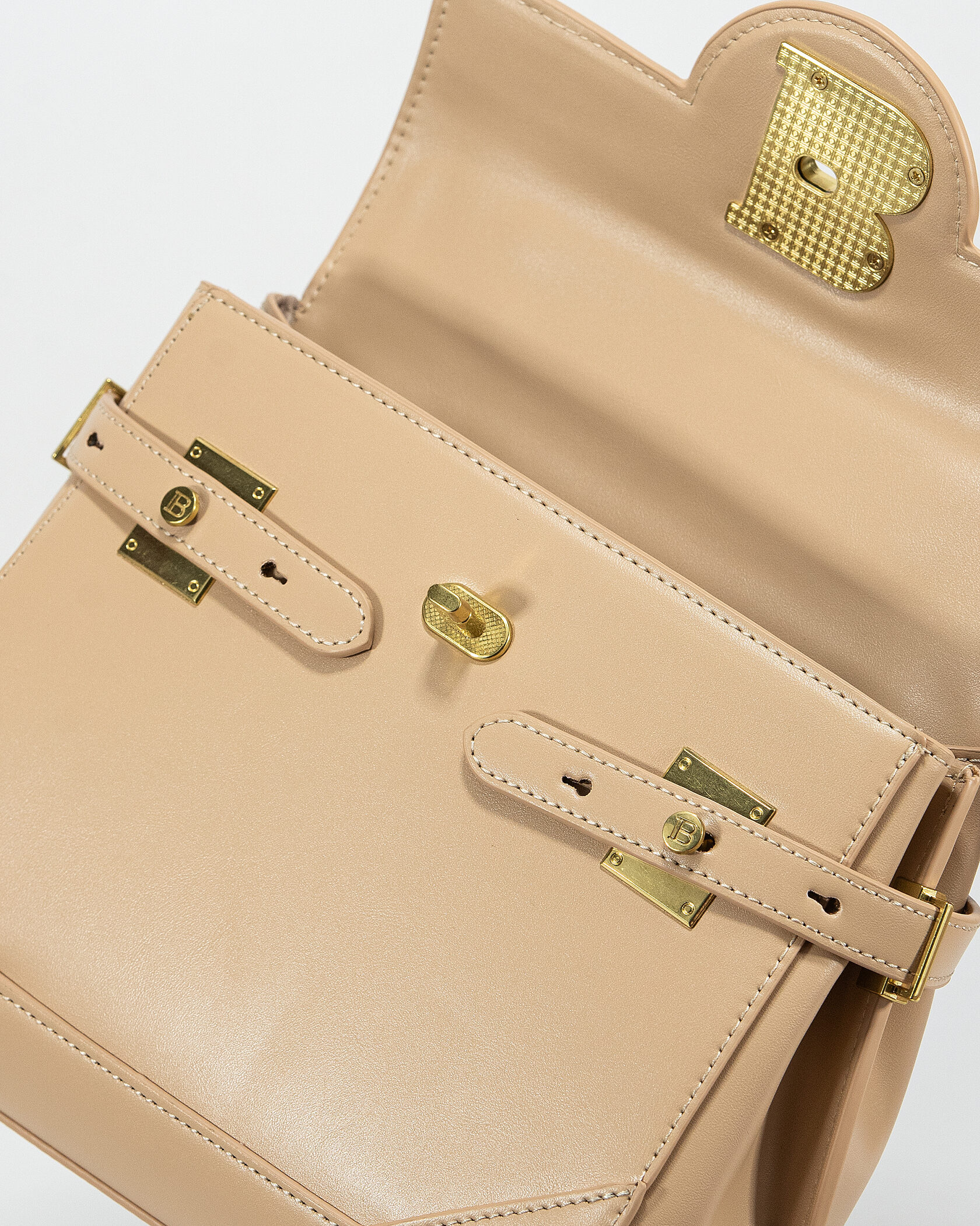 Balmain Beige B-Buzz 23 tote bag - 13