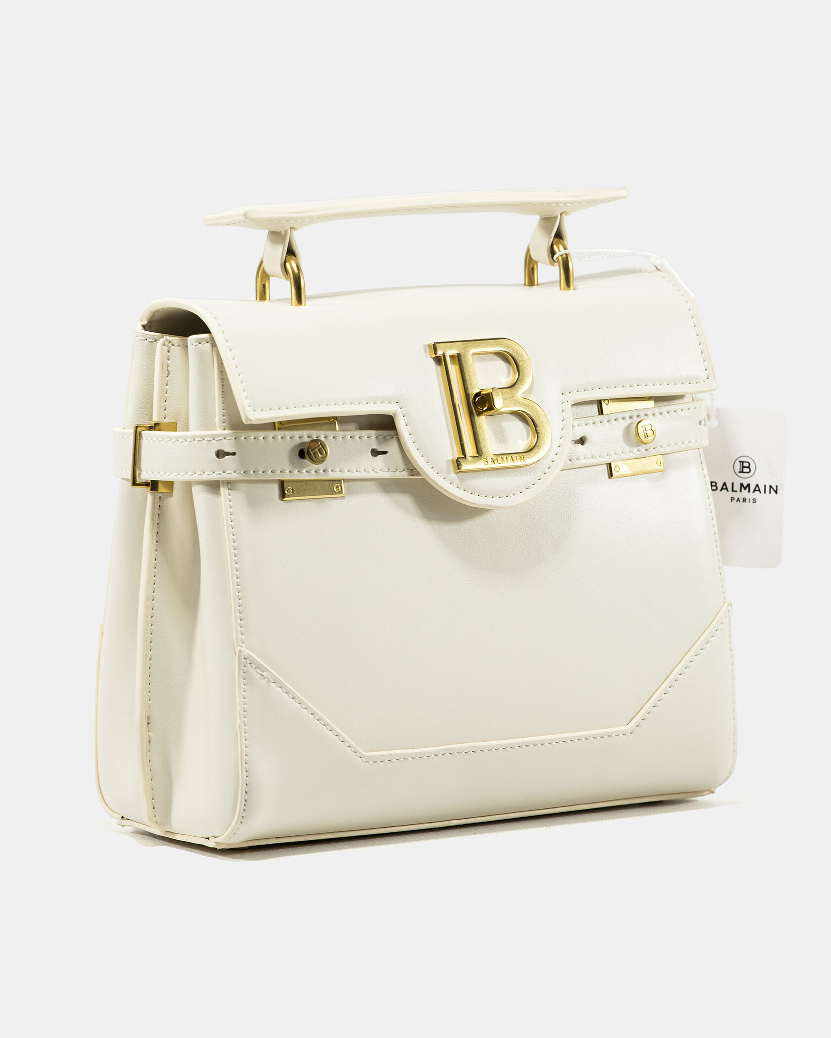Balmain White B-Buzz 23 tote bag - 5