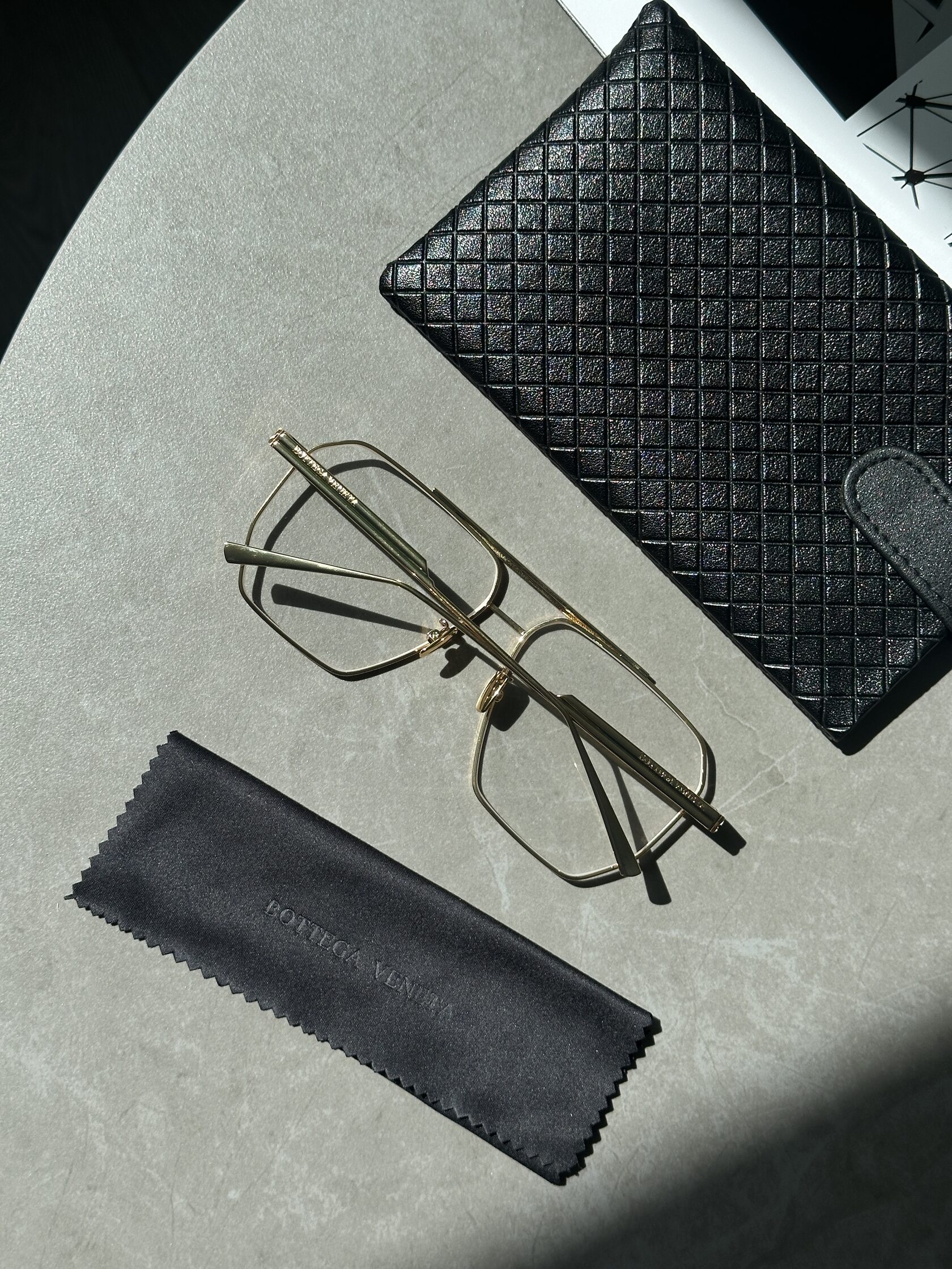 Bottega Veneta Clear/Gold BV1012S 004 - 10