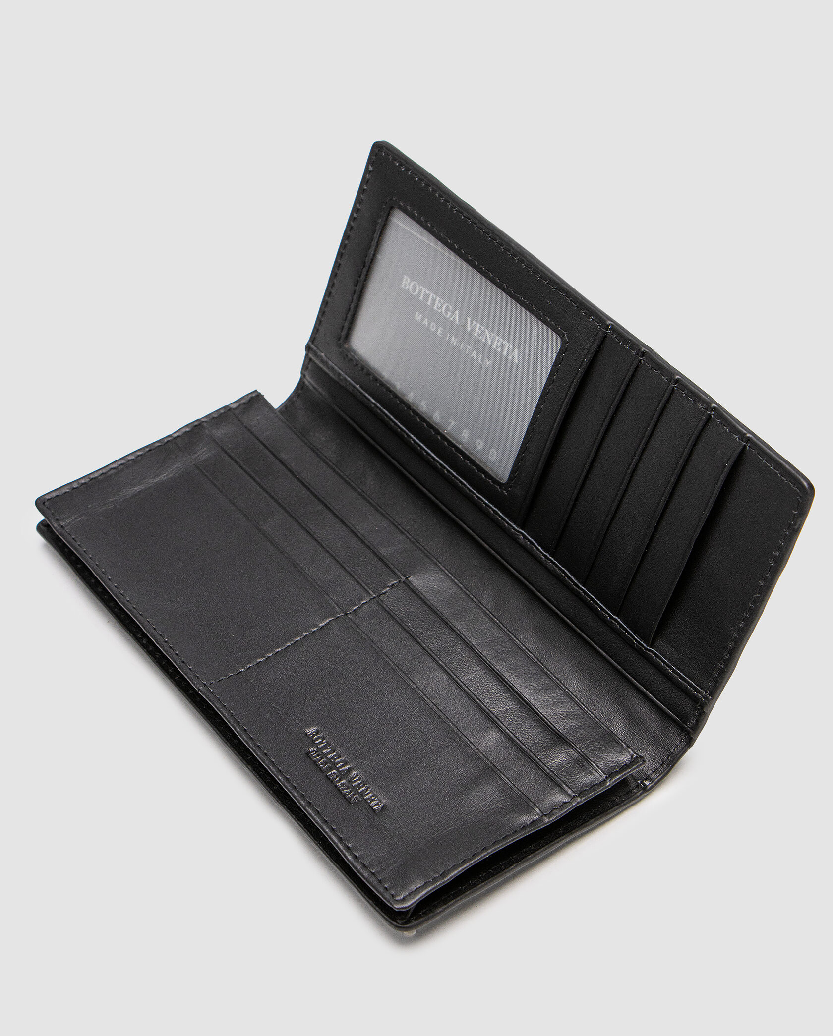 Bottega Veneta Intrecciato Bi-Fold Wallet Large Black - 7