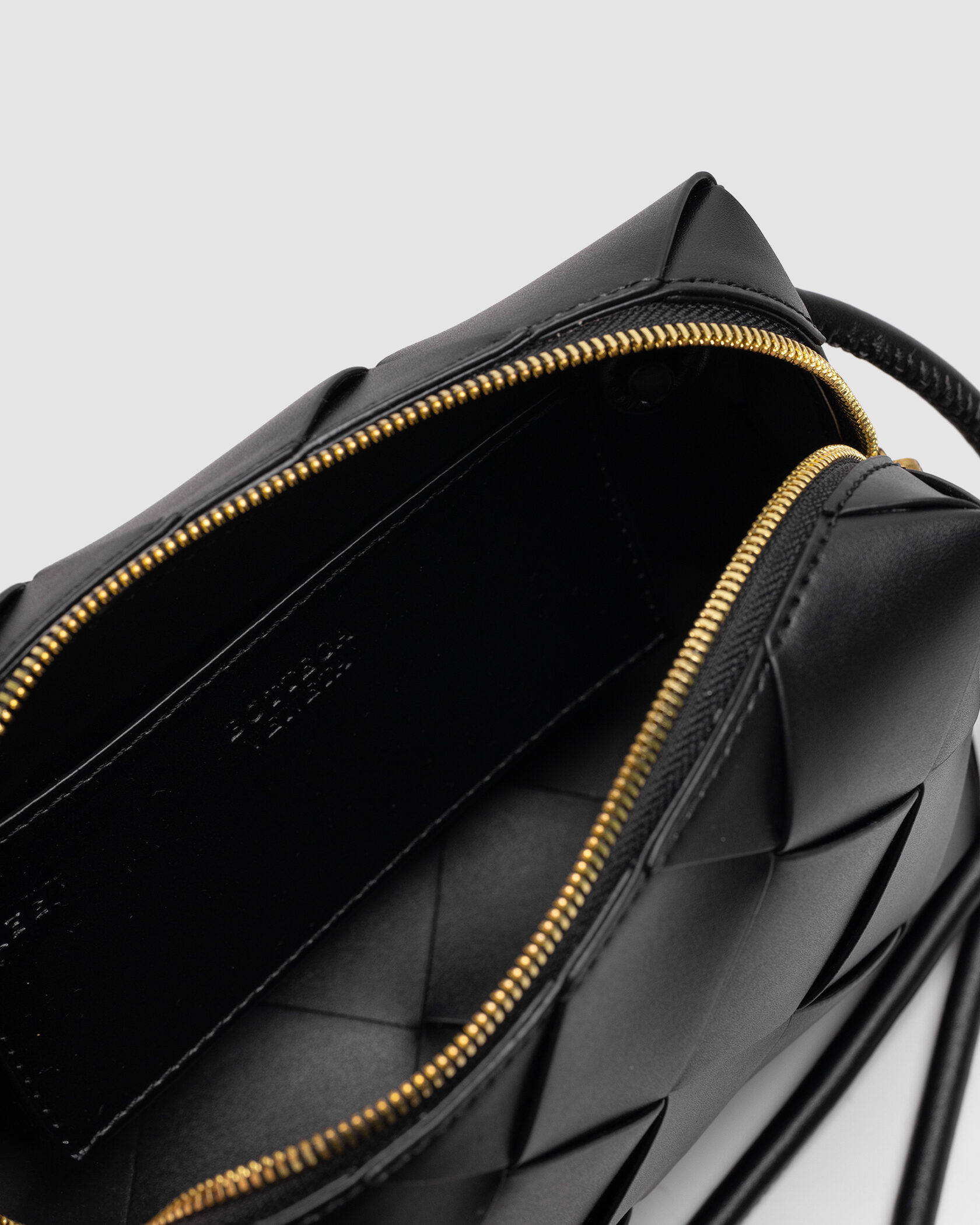 Bottega Veneta Mini Camera Bag 'Black/Gold' - 12