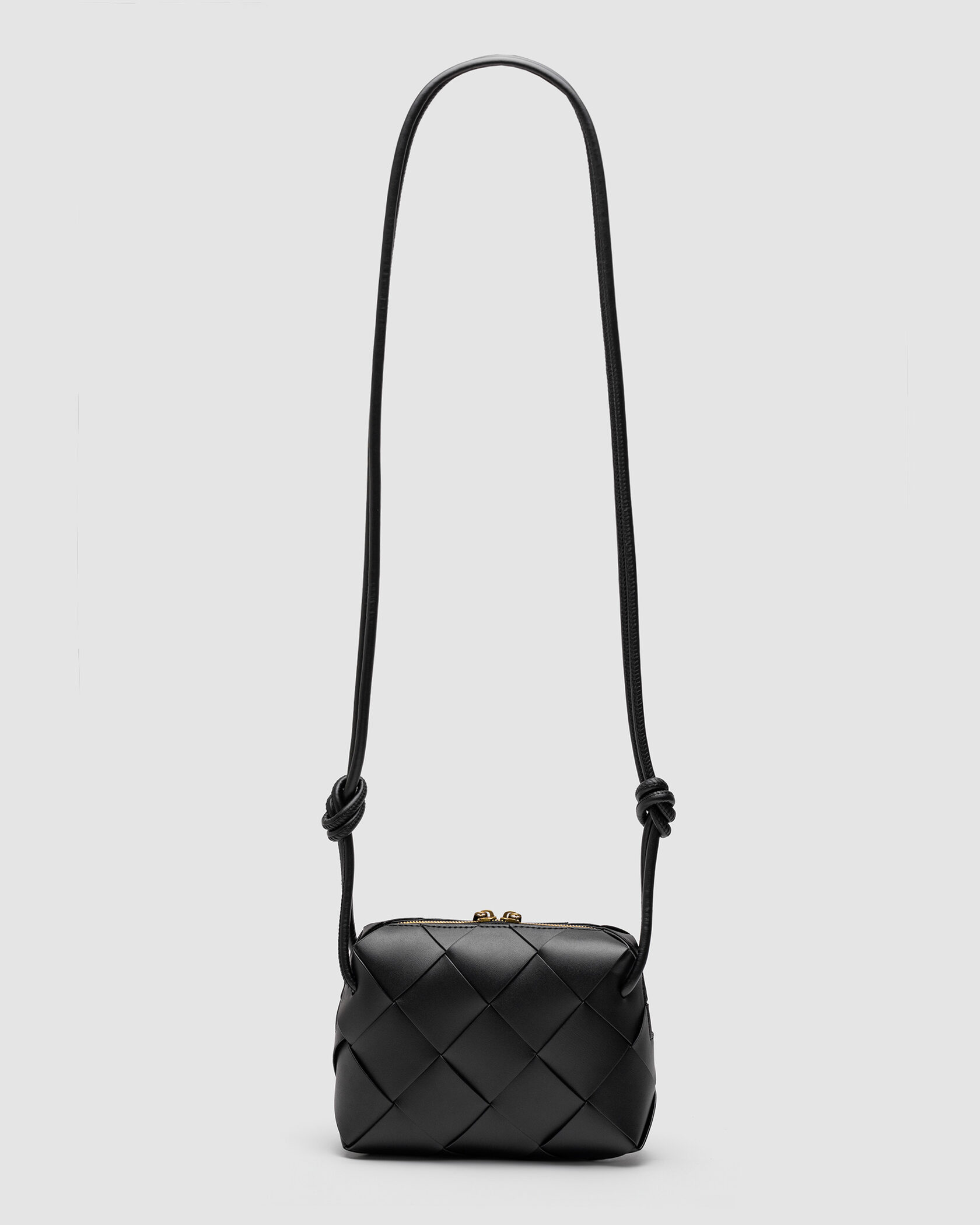 Bottega Veneta Mini Camera Bag 'Black/Gold' - 4