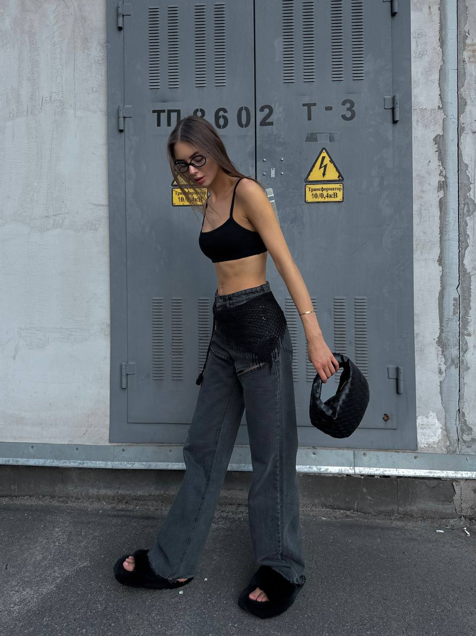 Bottega Veneta Nappa Intrecciato Mini Jodie Black - 2