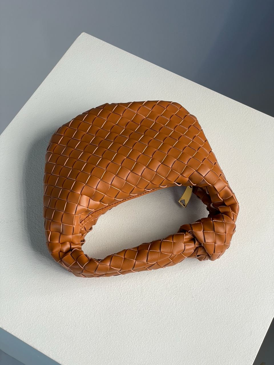 Bottega Veneta Nappa Intrecciato Mini Jodie Caramel - 19
