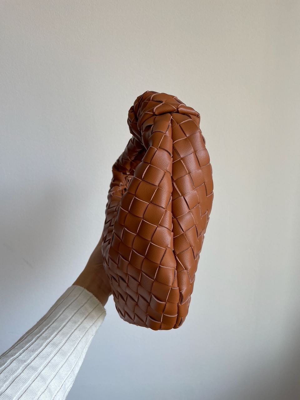Bottega Veneta Nappa Intrecciato Mini Jodie Caramel - 28