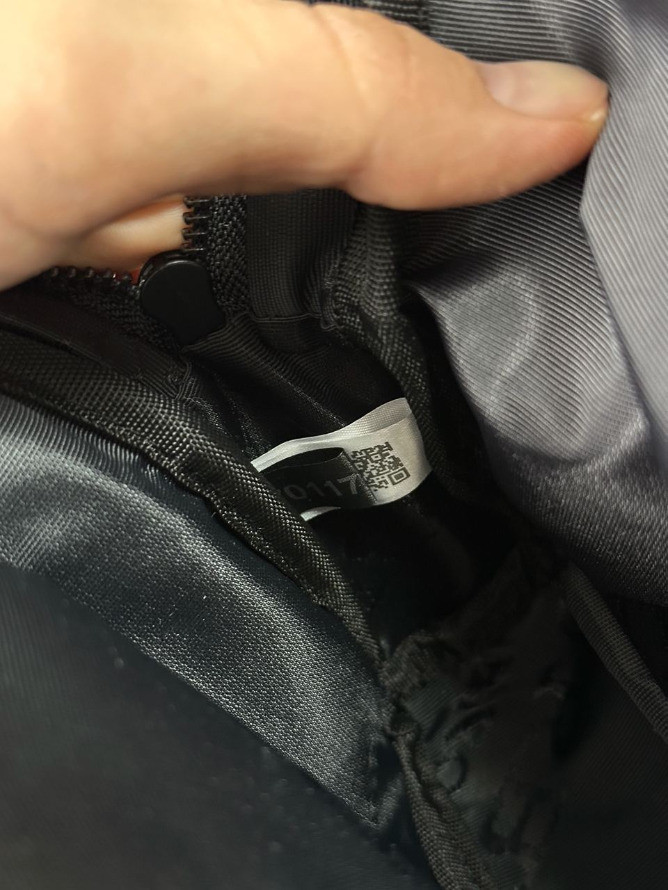 Burberry Black/Grey Canvas Nylon Crossbody Bag - 14