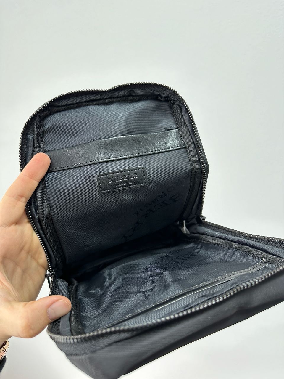 Burberry Black Nylon Crossbody Bag - 12