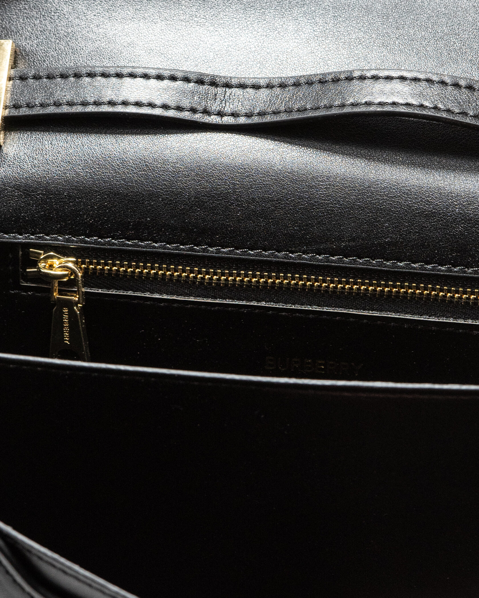 Burberry Calfskin Mini TB Bag Black - 14