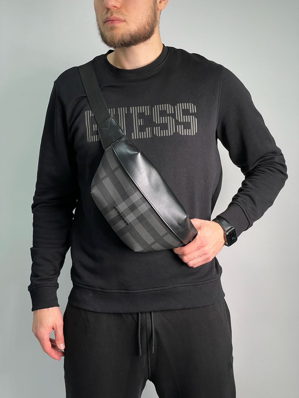 Burberry Cason Belt Bag Charcoal - 4