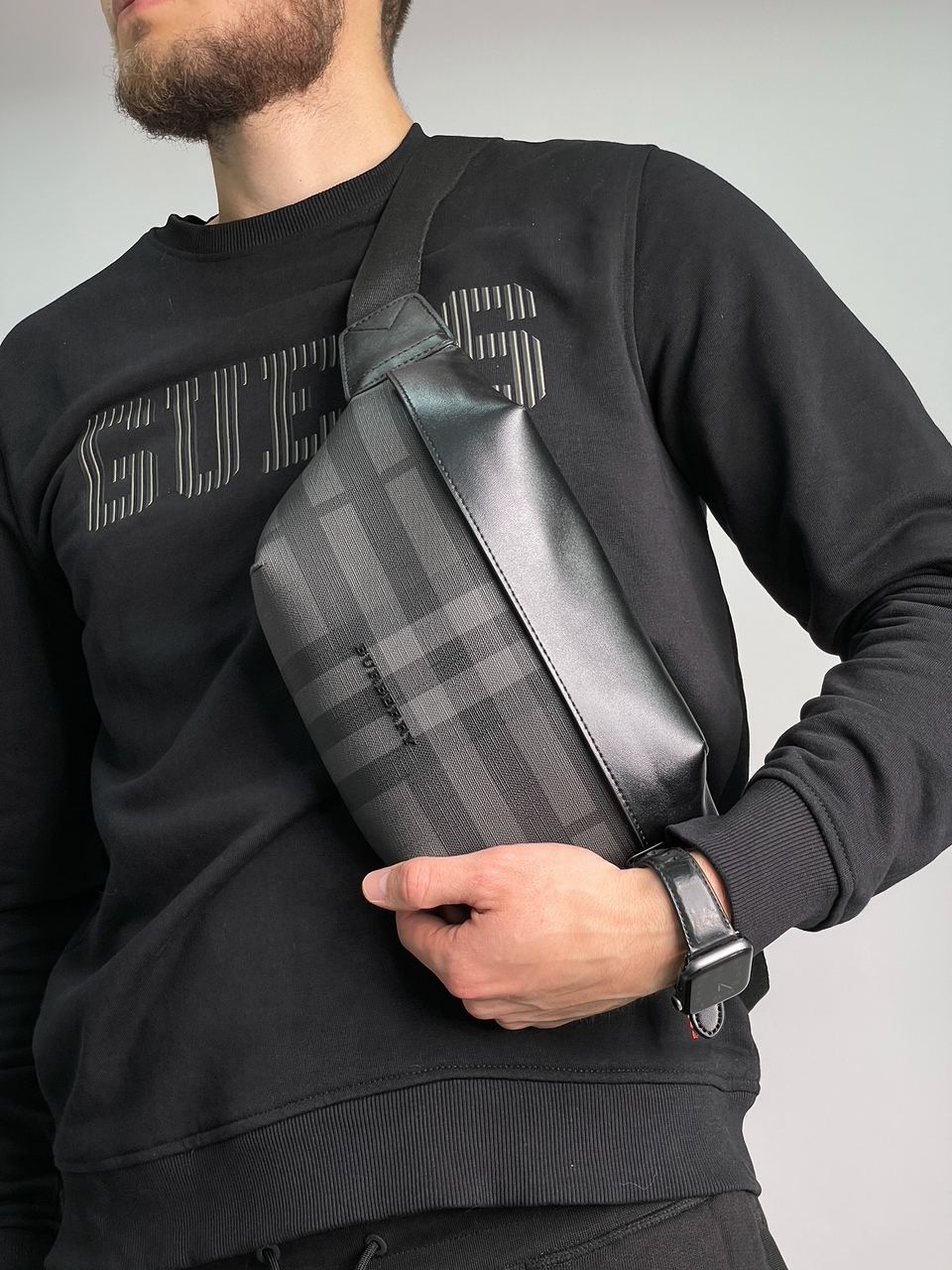 Burberry Cason Belt Bag Charcoal - 5