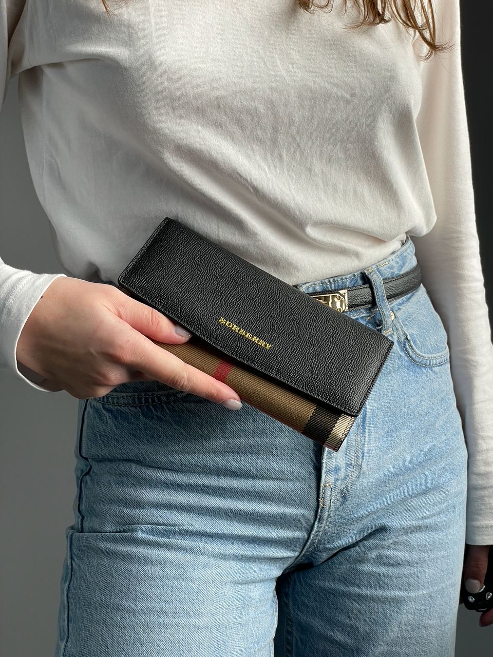 Burberry Credit Card Wallet Brown/Black - 5