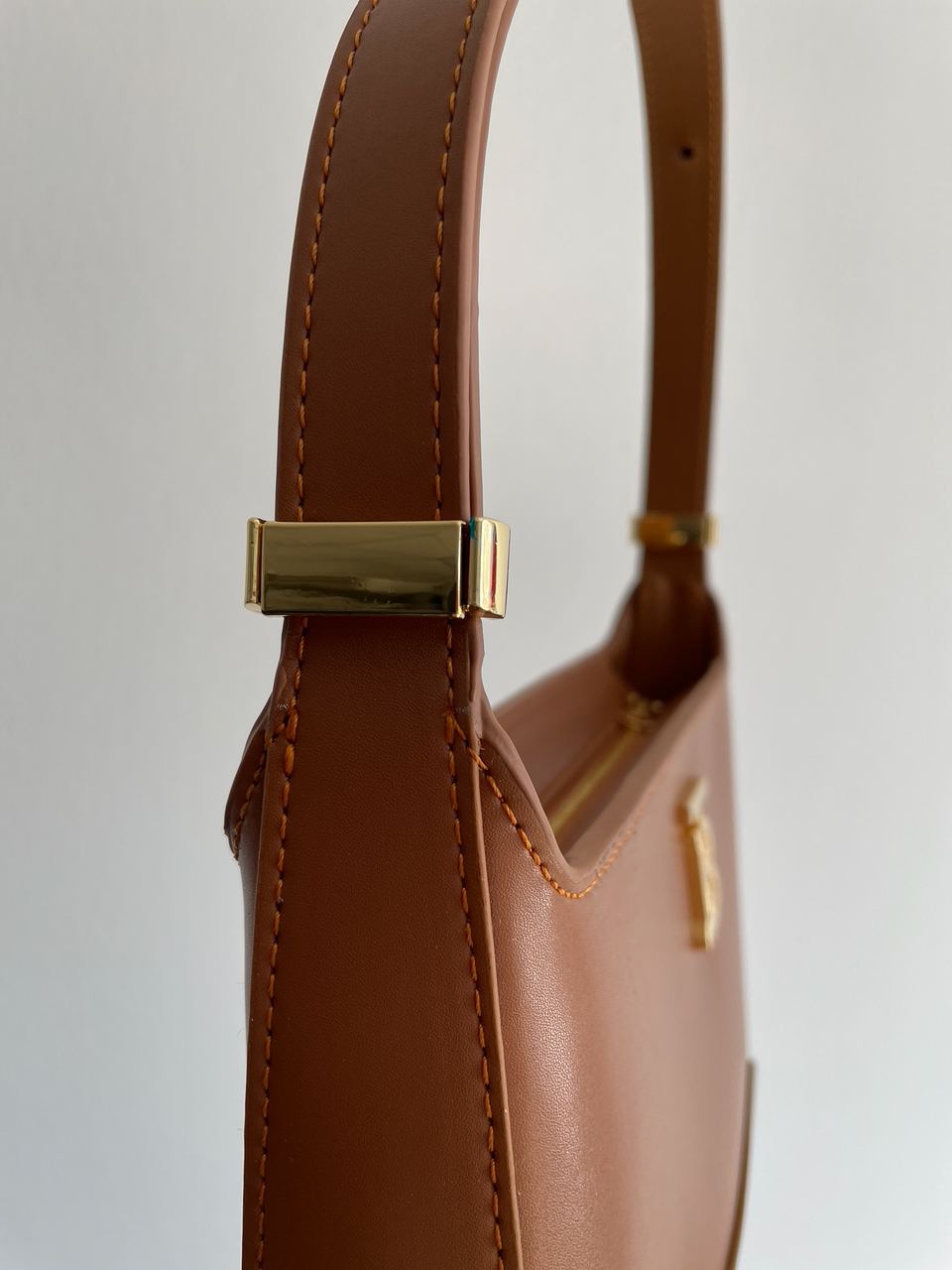 Burberry Leather TB Shoulder Bag "Brown" - 18