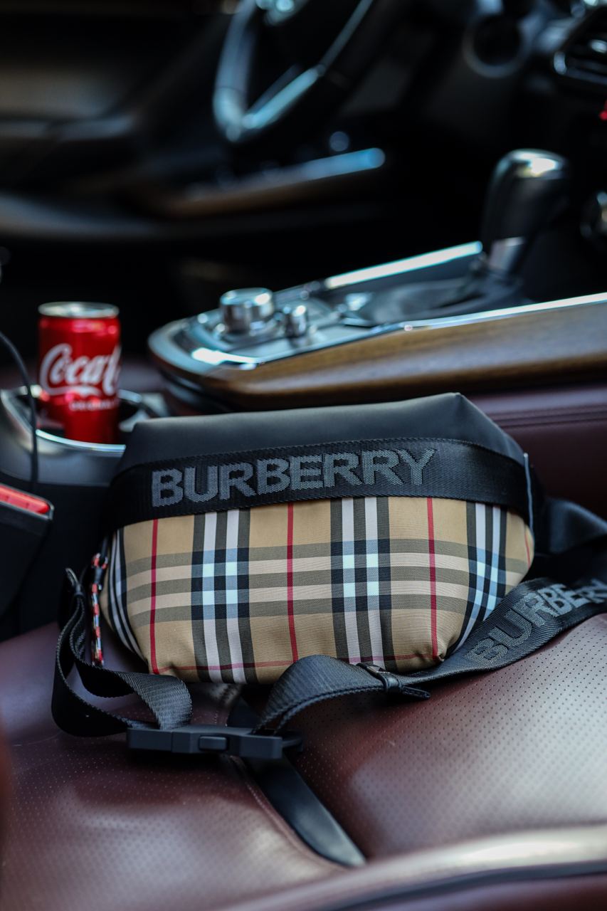 Burberry Men's Sonny Archive Beige Belt Bag - 3