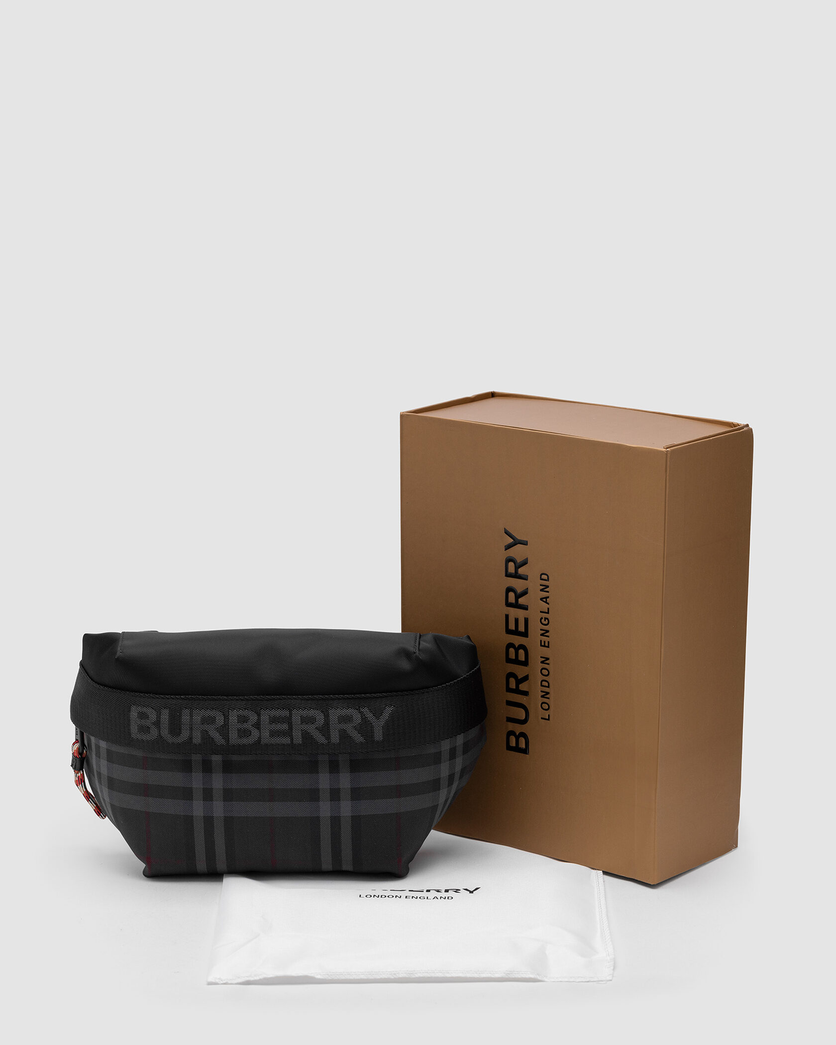 Burberry Men's Sonny Archive Grey Belt Bag - 2