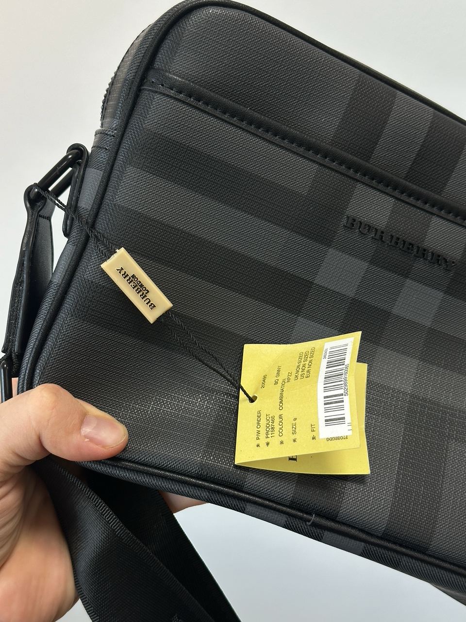 Burberry Muswell Shoulder Crossbody Bag Dark Grey - 4