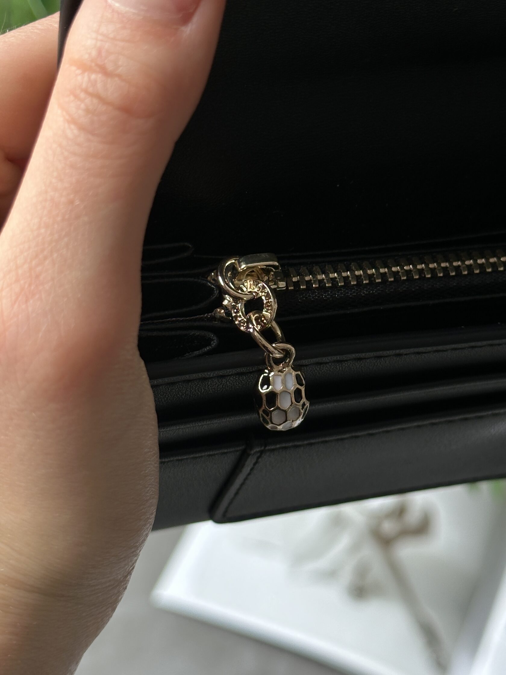 Bvlgari Serpenti Forever Large Wallet Black - 15