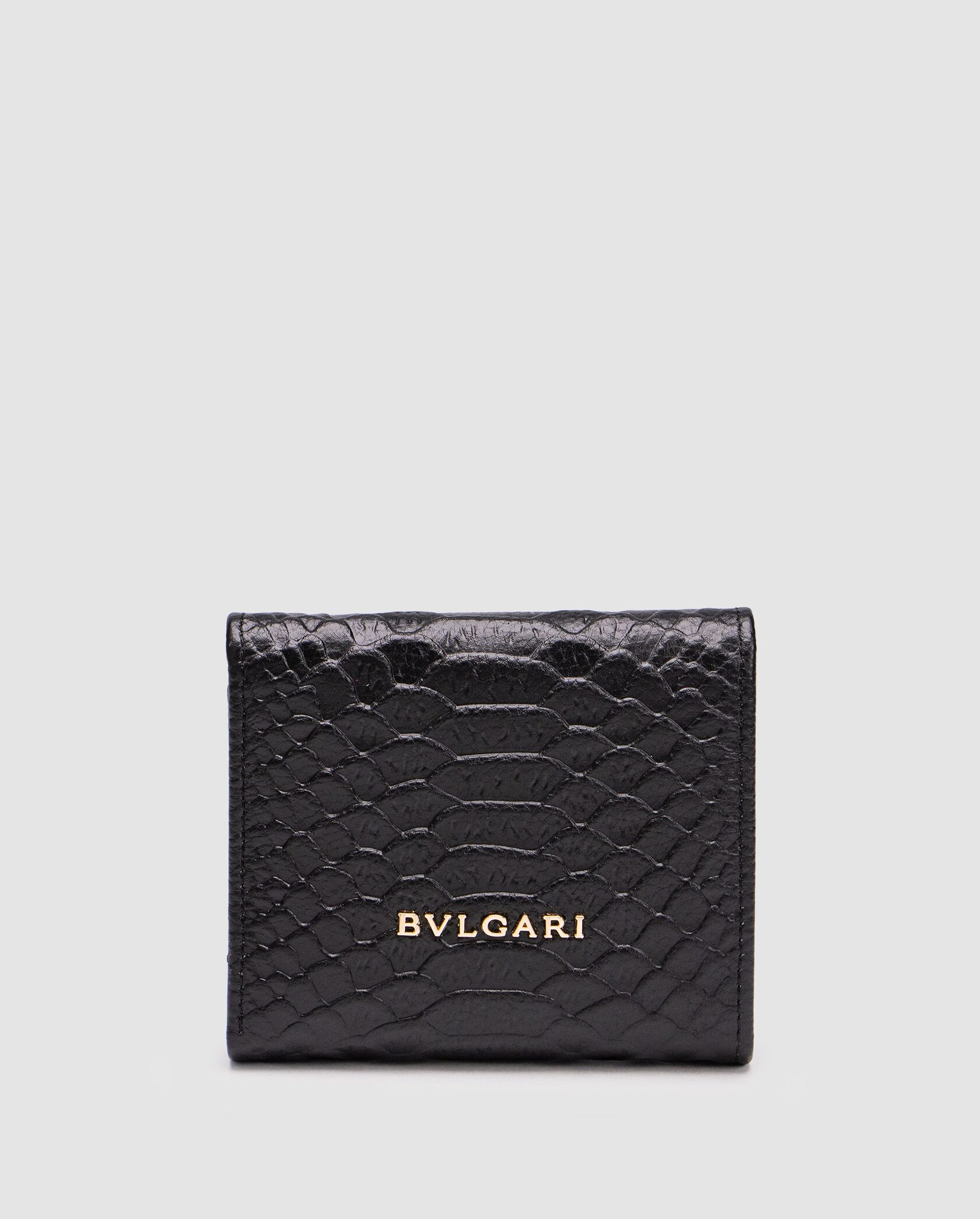 Bvlgari Serpenti Forever Trifold Wallet Black - 8