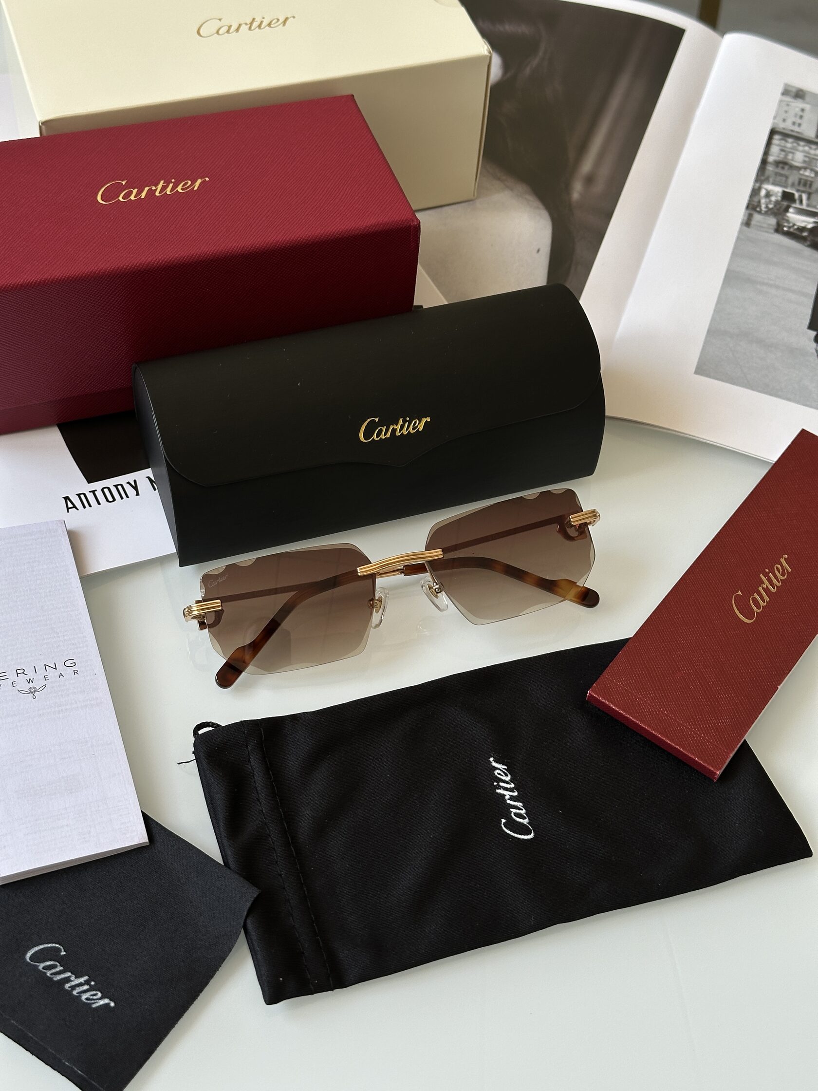 Cartier CT0627S 002C Brown/Gold - 4