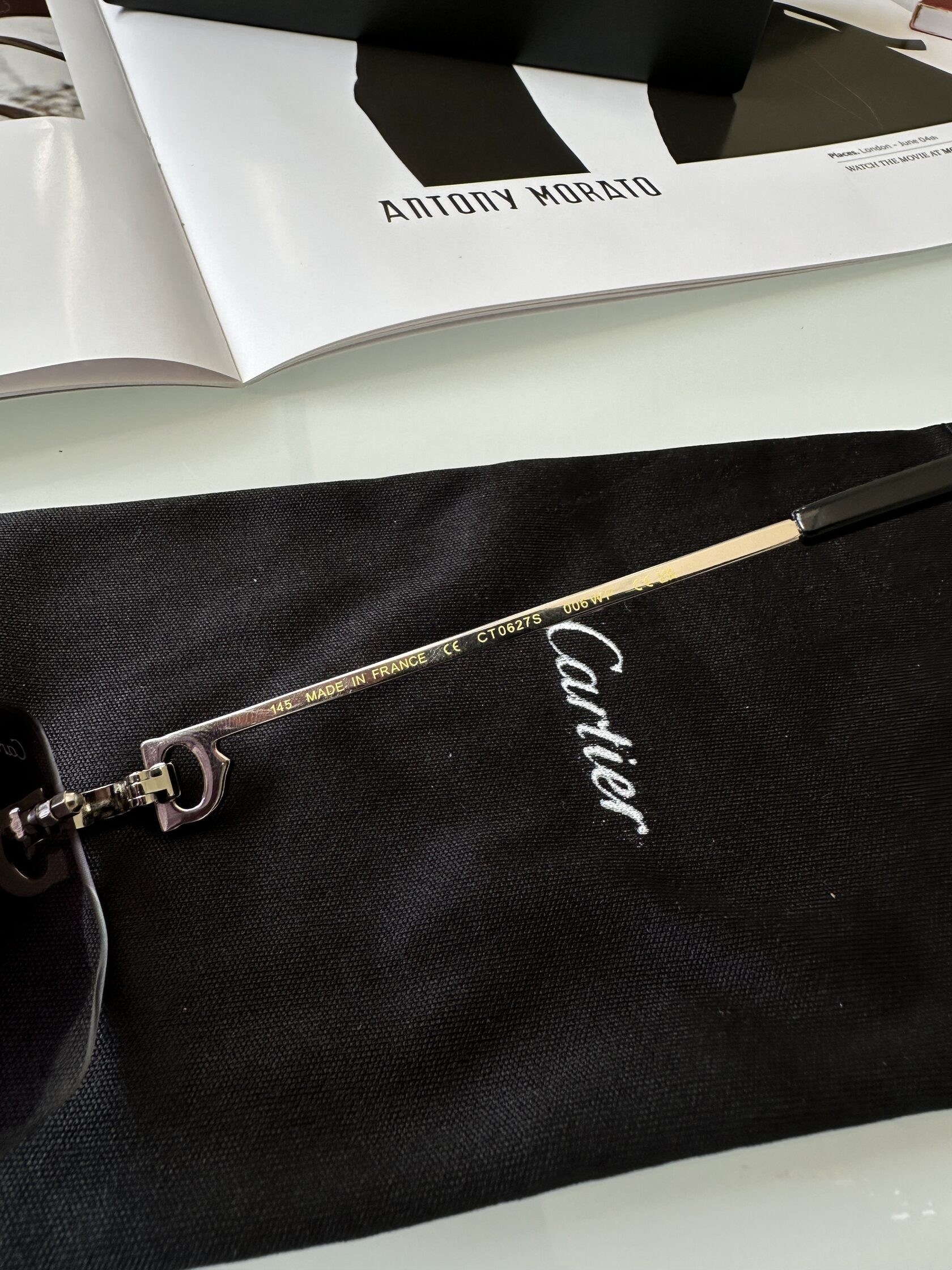 Cartier CT0627S 006WP Blue/Silver - 12