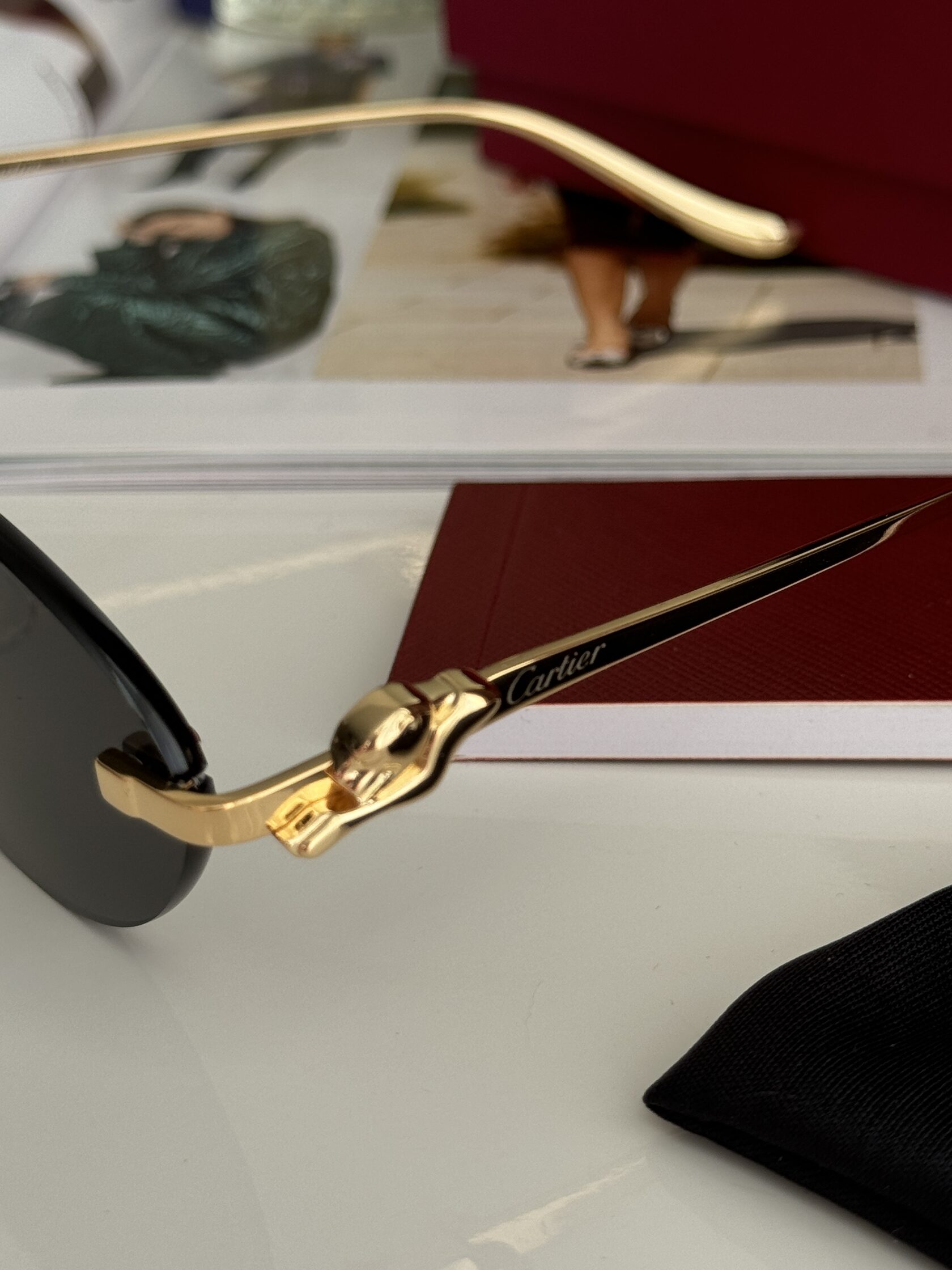 Cartier Panthère Black/Gold CT0504S - 19