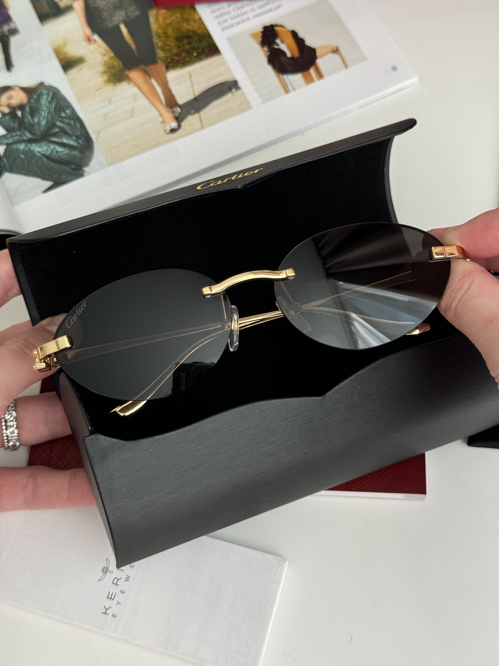 Cartier Panthère Black/Gold CT0504S - 2