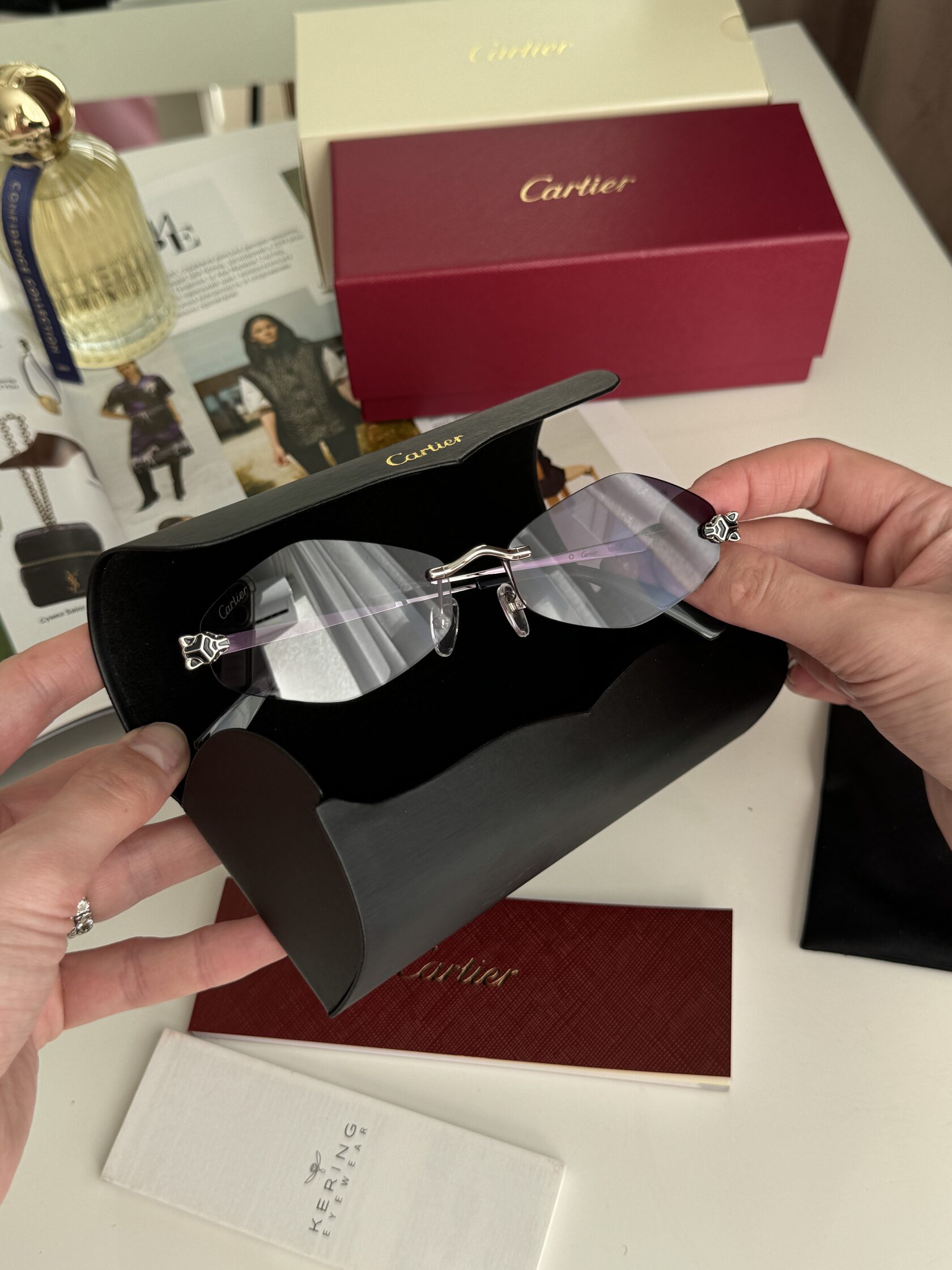 Cartier Panthère Losange Blue/Silver CT0433S - 4